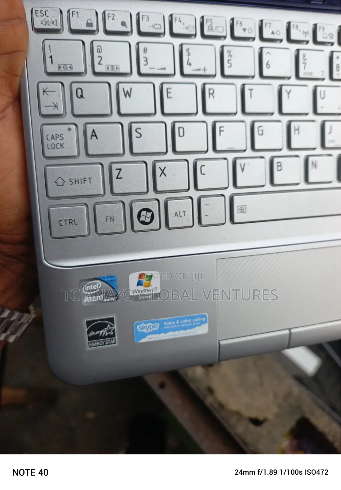 Laptop Toshiba NB300 2GB Intel Atom HDD 160GB