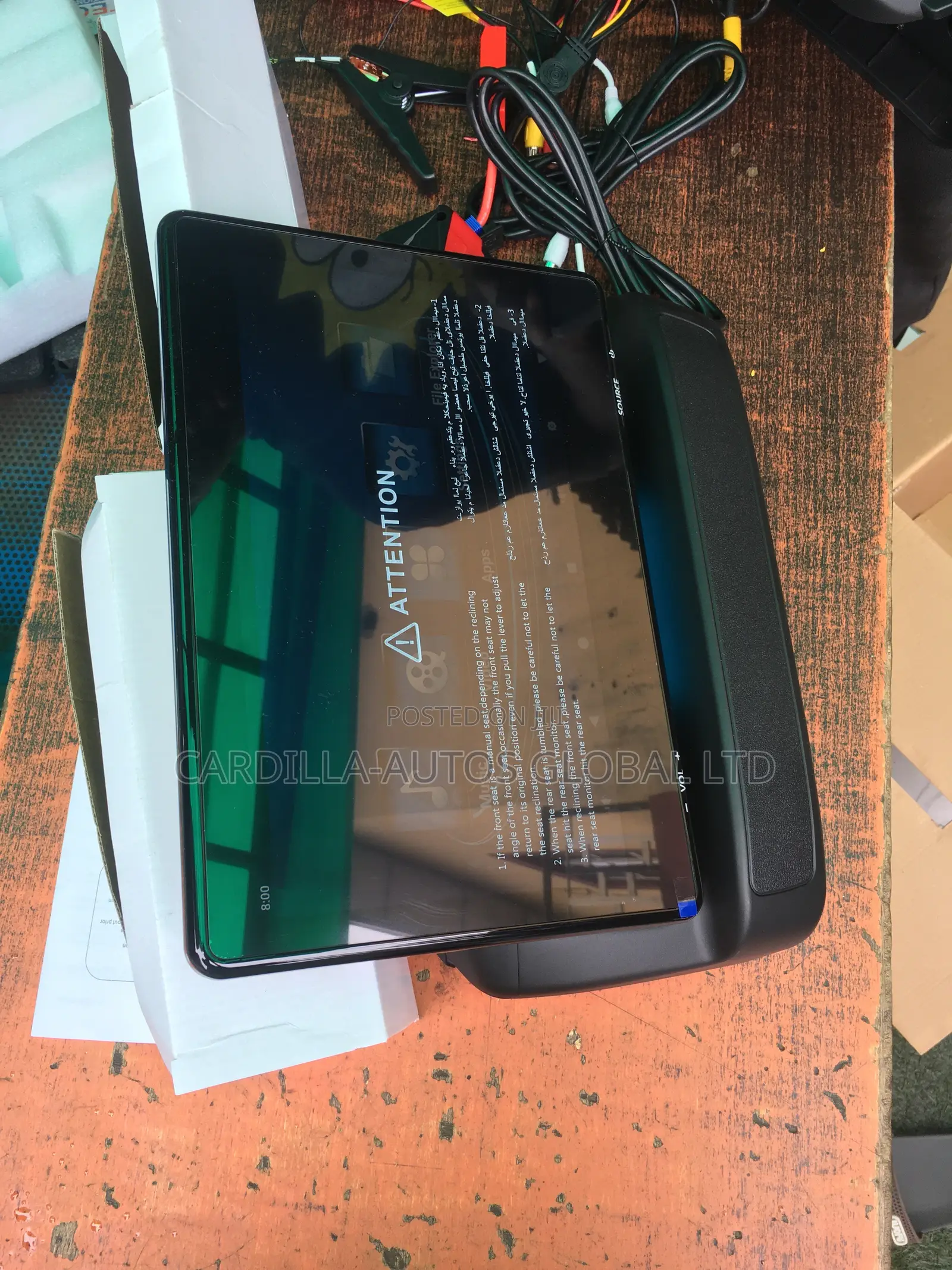 Android Head Rest for Toyota Land Cruiser 2023