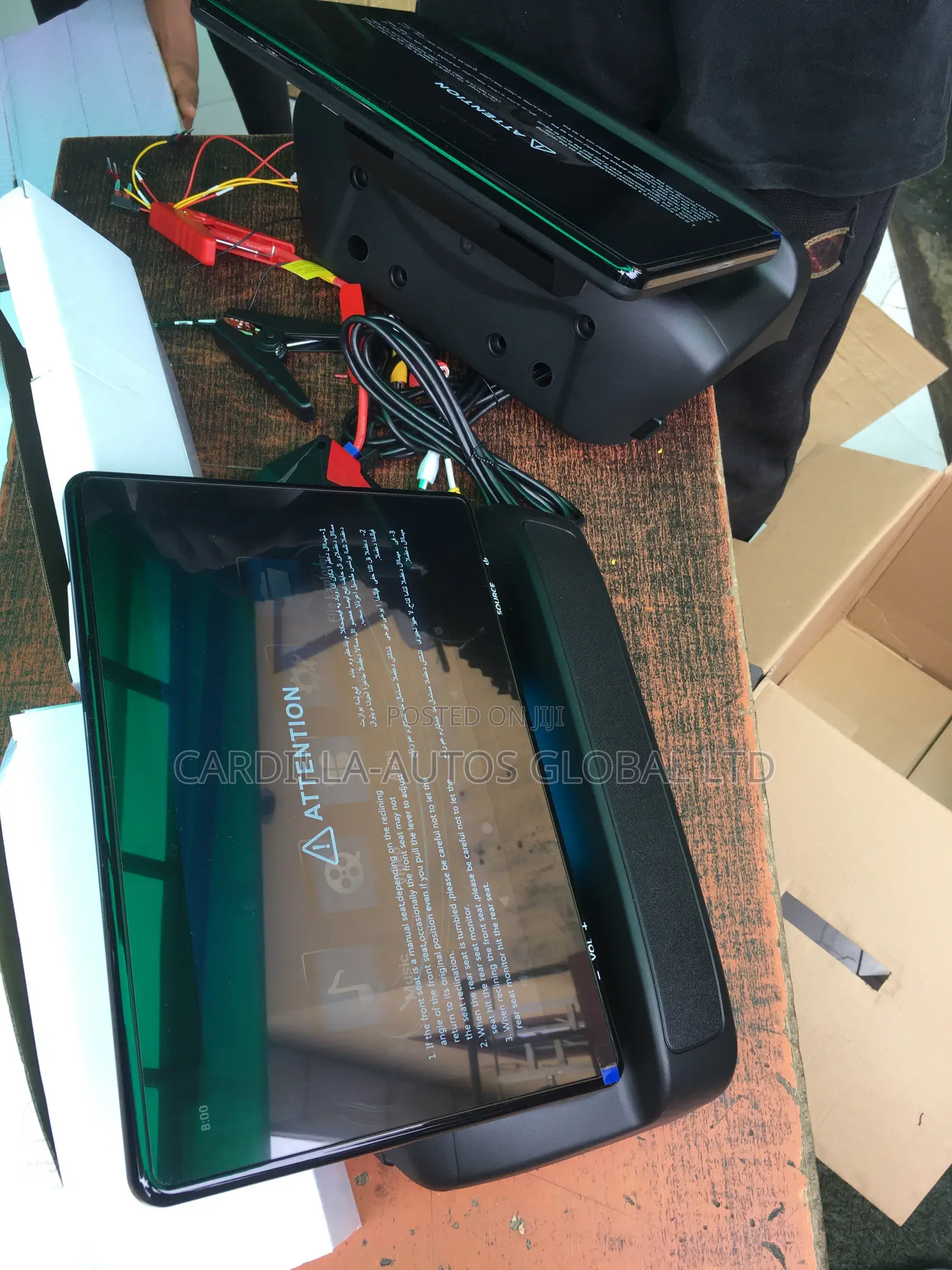 Android Head Rest for Toyota Land Cruiser 2023
