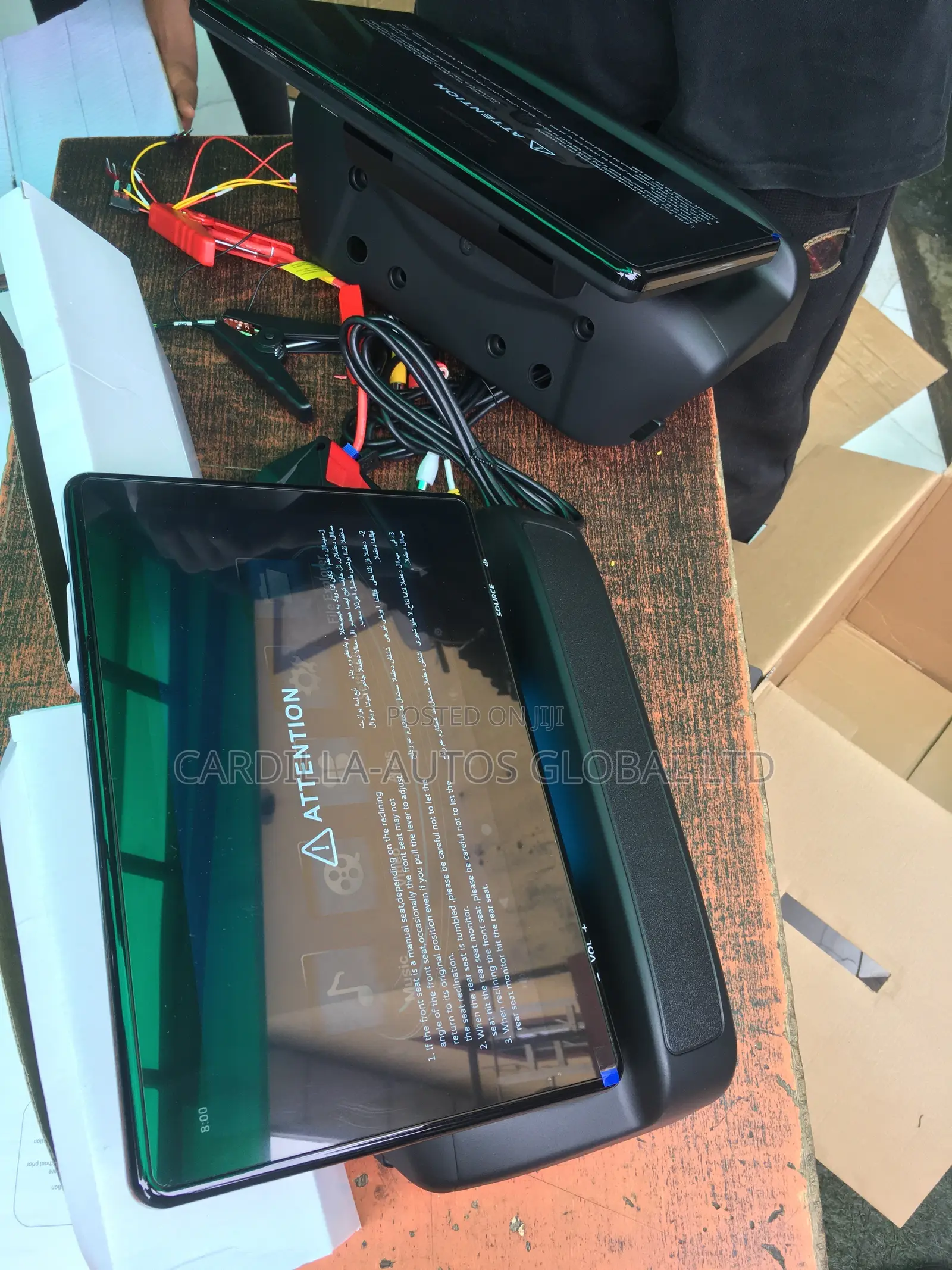 Android Head Rest for Toyota Land Cruiser 2023