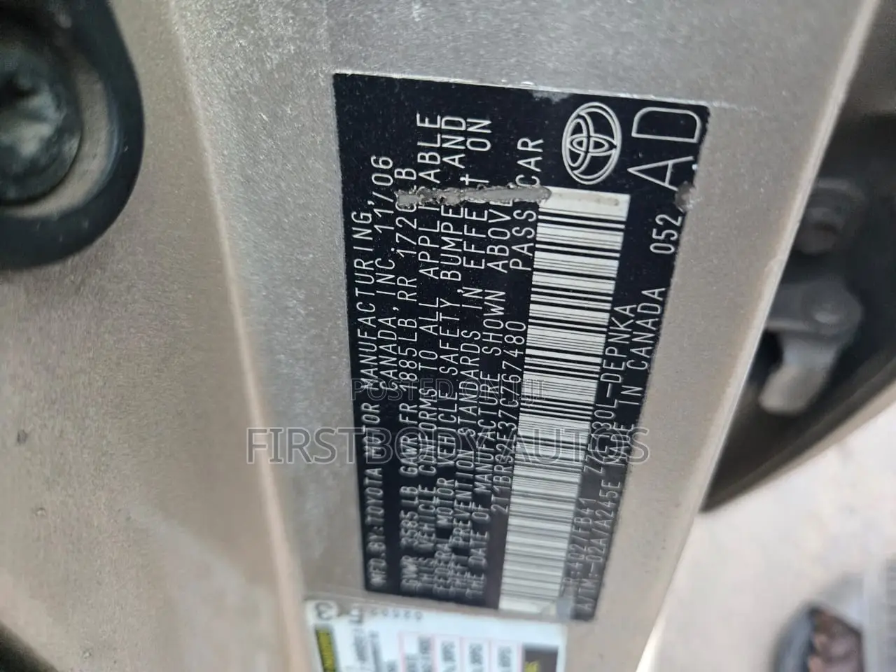 Toyota Corolla 2007 Gray