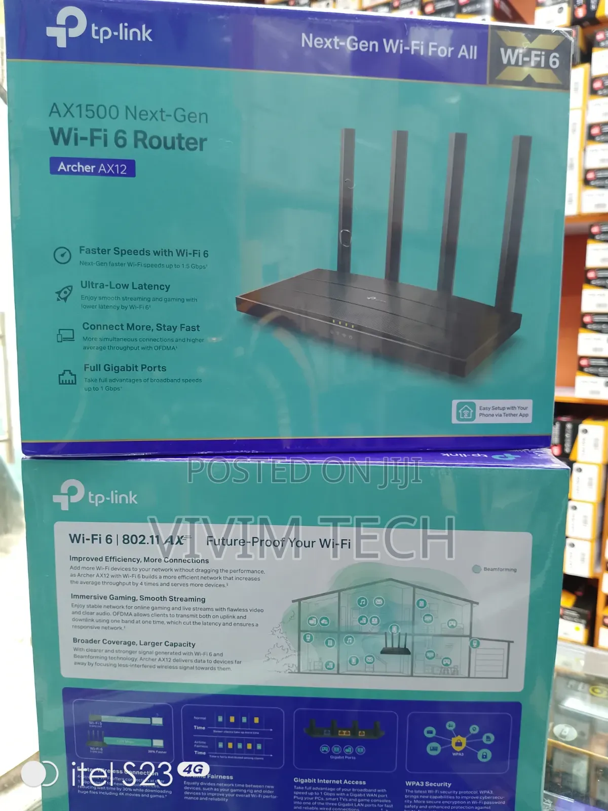 Tplink AX1500 Archer AX12 Next Gen Wifi 6 Router