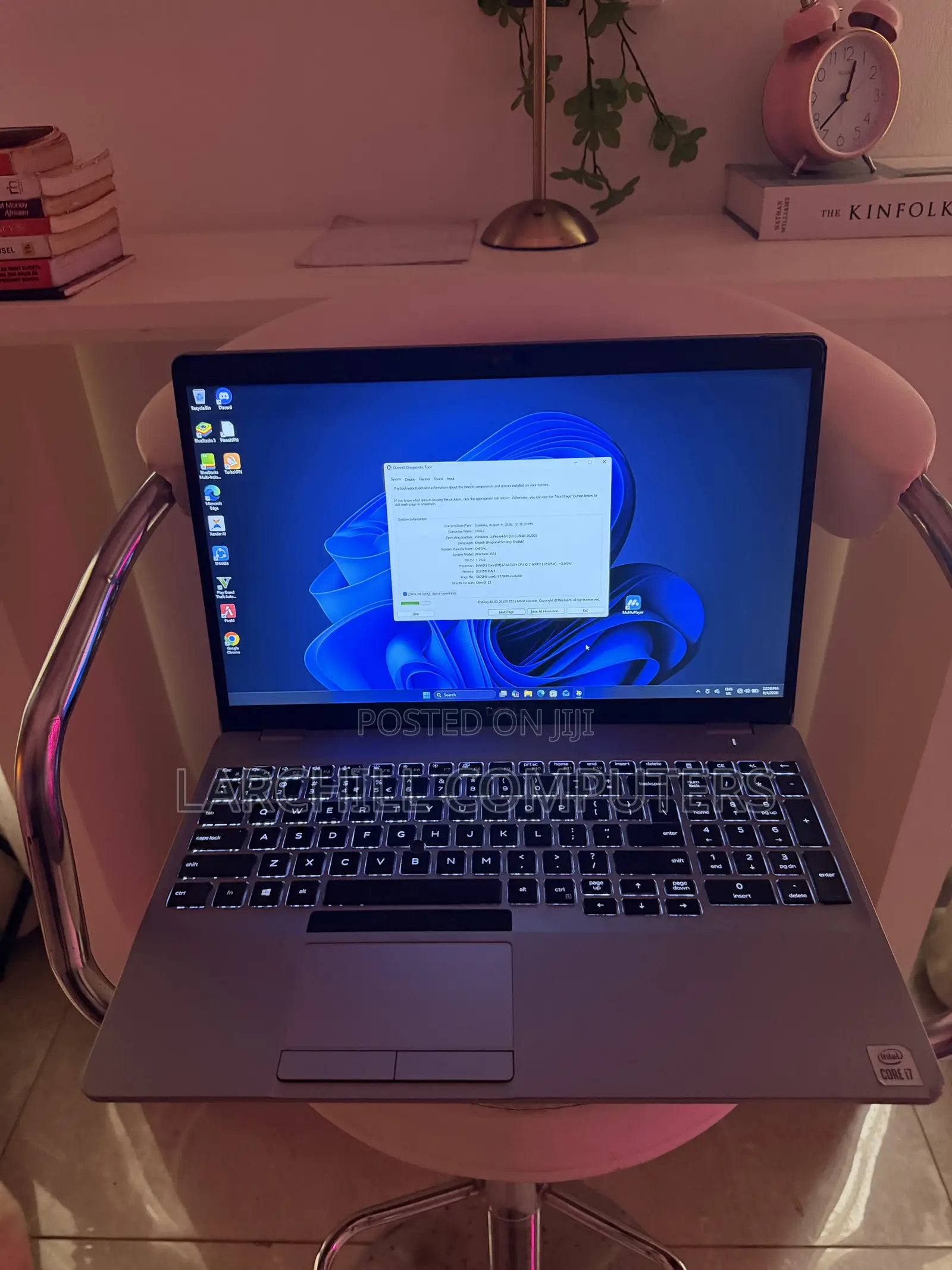 Laptop Dell G15 5510 8GB Intel Core i7 SSD 512GB