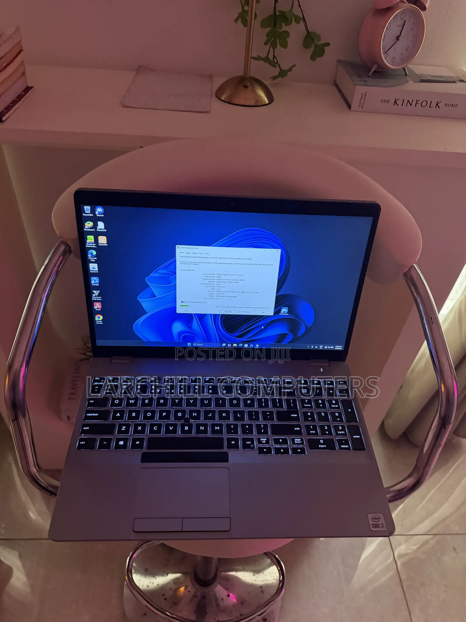 Laptop Dell G15 5510 8GB Intel Core i7 SSD 512GB