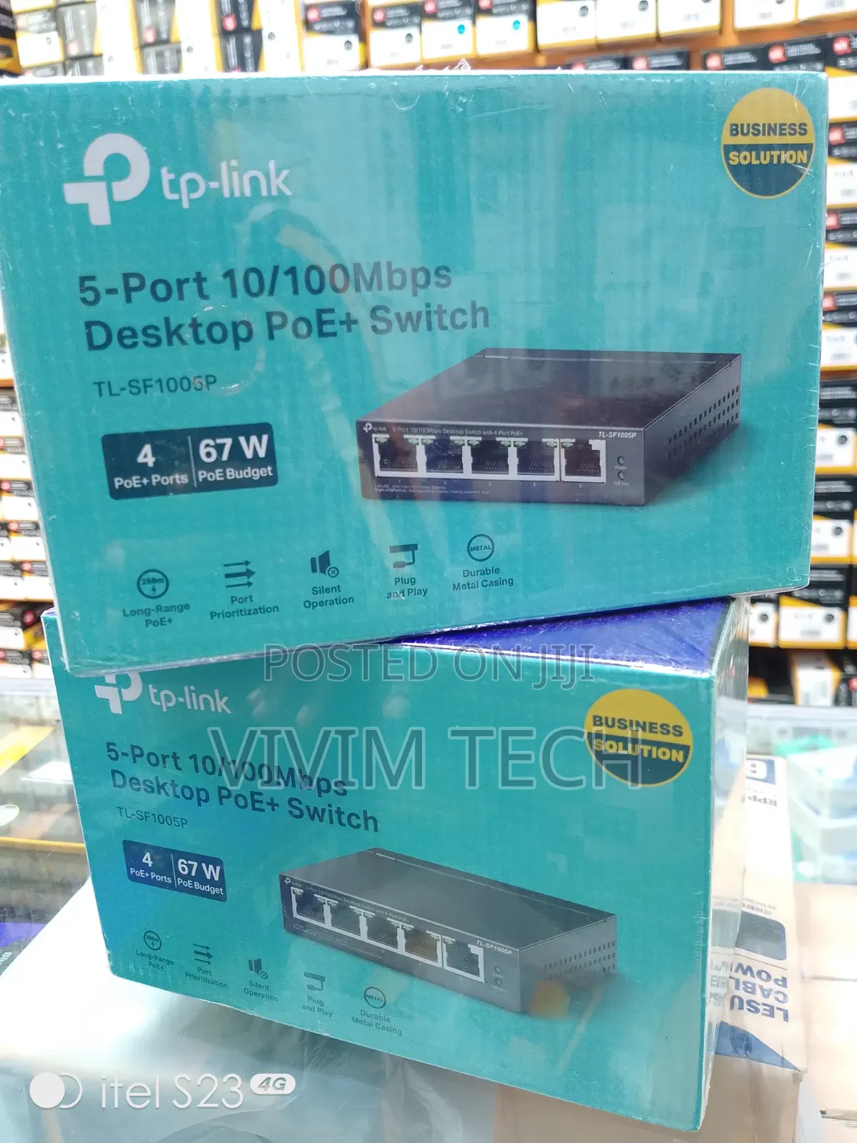 Tplink TL-SF1005P 5ports 10/100mbps Desktop POE+ Switch