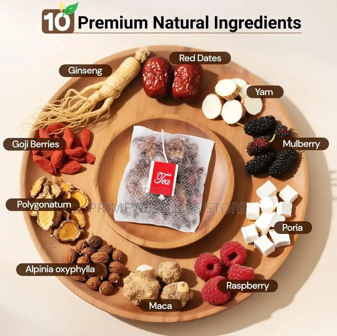 Ginseng 10 Treasure Tea 150g, 5g and 30bags in a Pack
