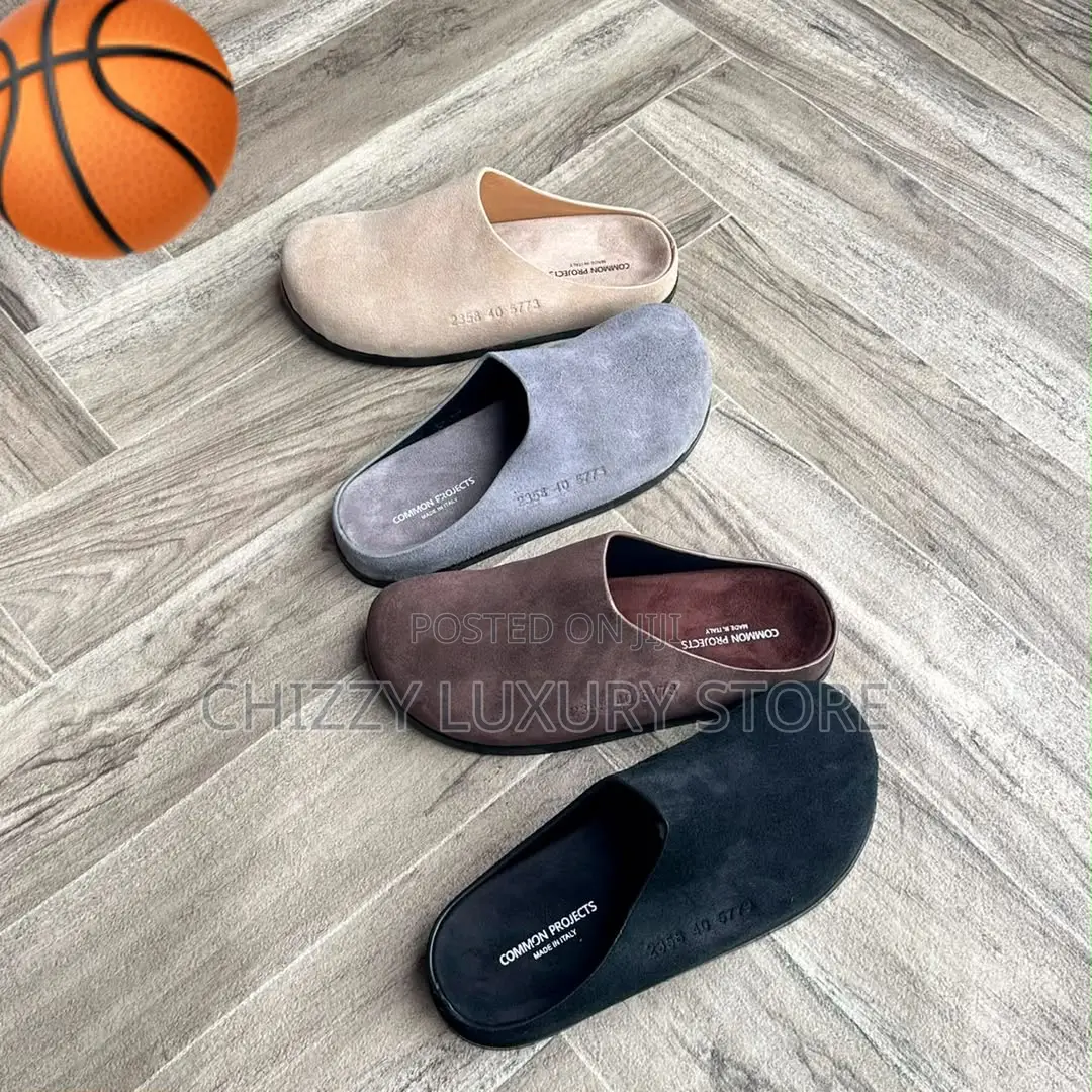 Common Project Quality Luxury Men Suede Half Shoe