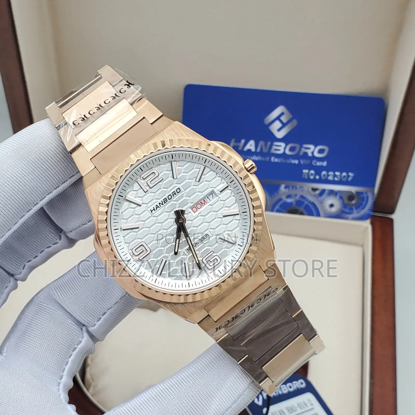 Hanboro Authentic Quality Luxury Men Automatic Engine Wristwatch