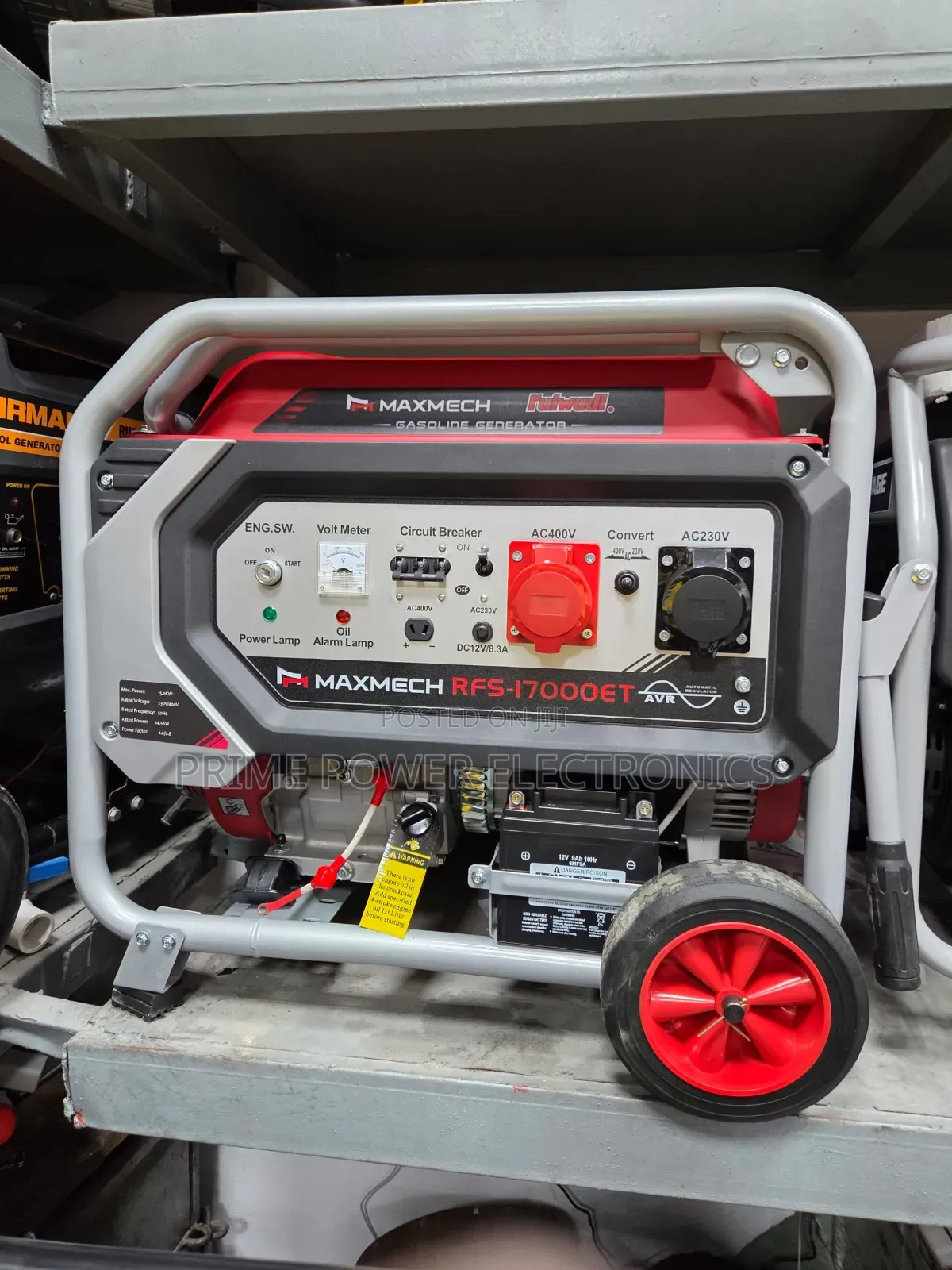 15kVA Maxmech 3-Phase Petrol Generator – Powerful Reliable