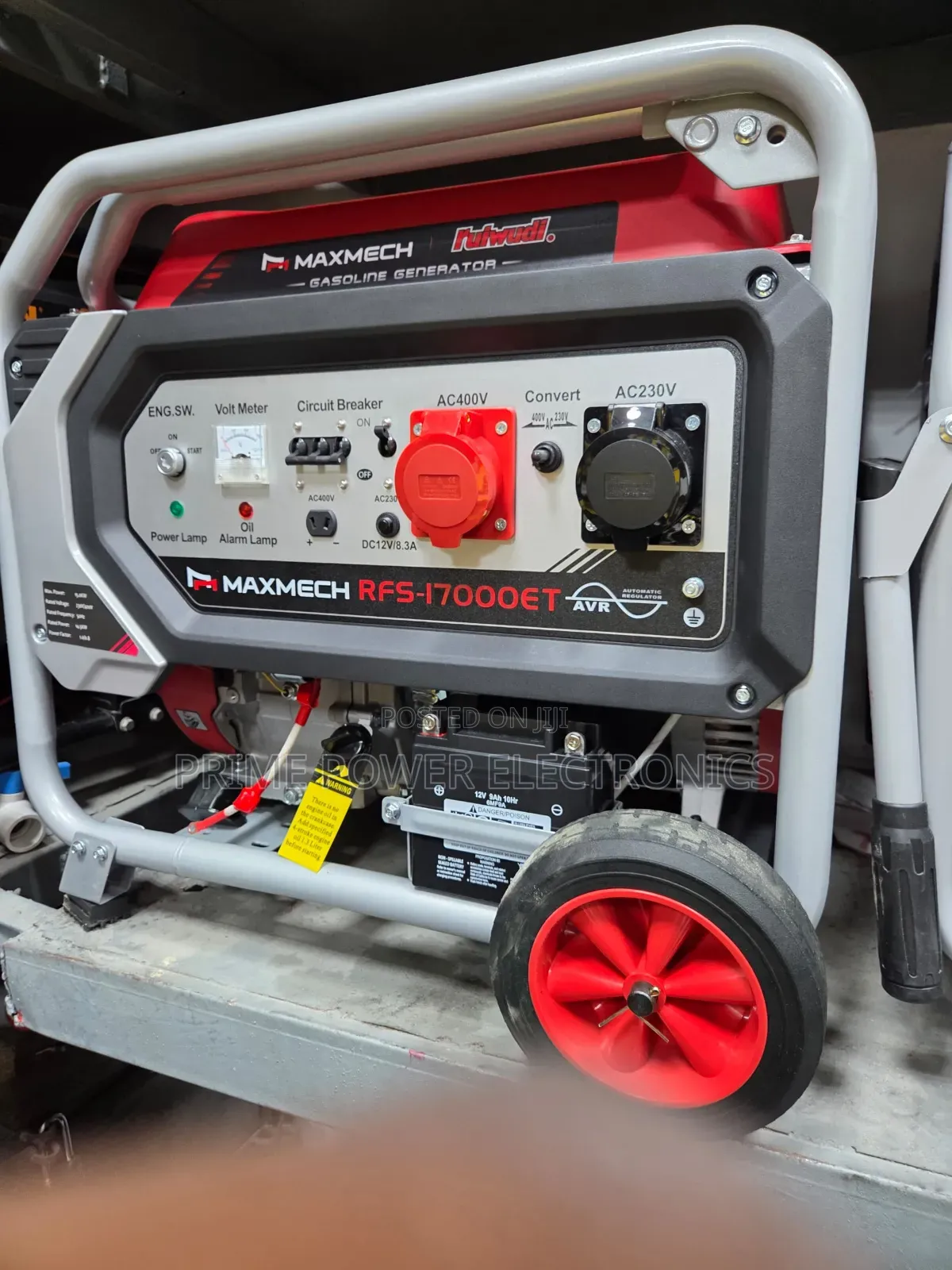 15kVA Maxmech 3-Phase Petrol Generator – Powerful Reliable