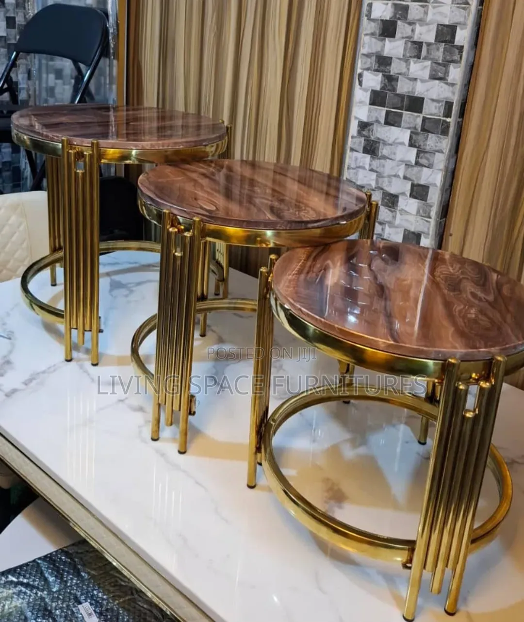 Marble Tops 3in1 Side Stools