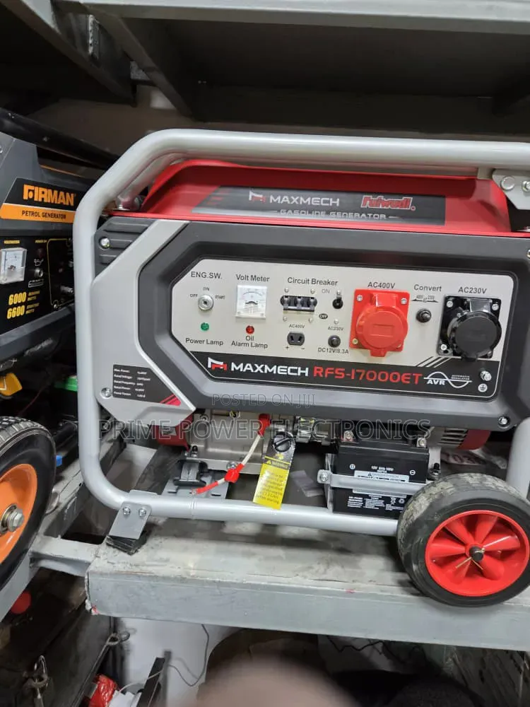 15kVA Maxmech Petrol Generator – Big Power, Great Performance