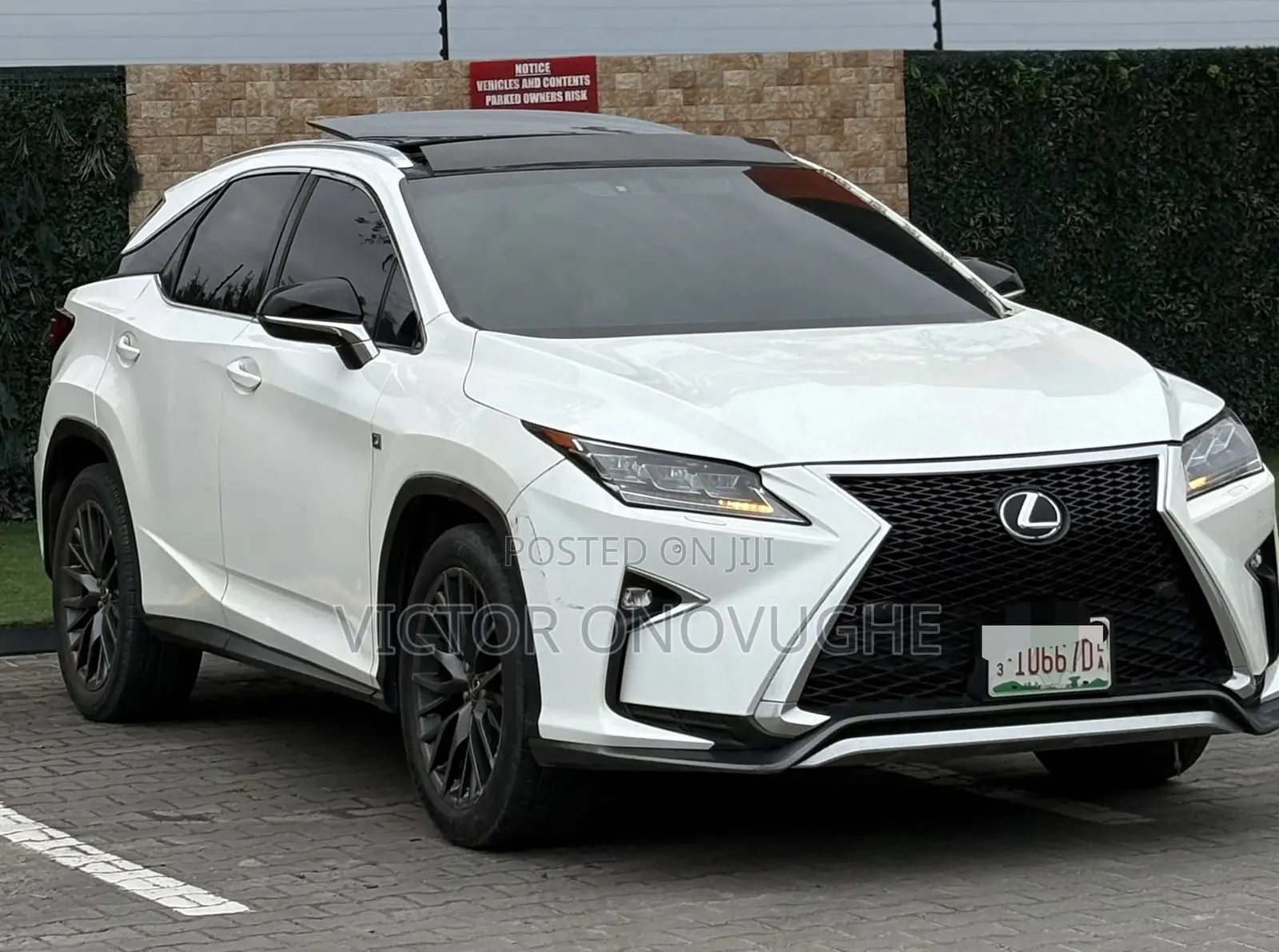 Lexus RX 350 F Sport AWD 2017 White