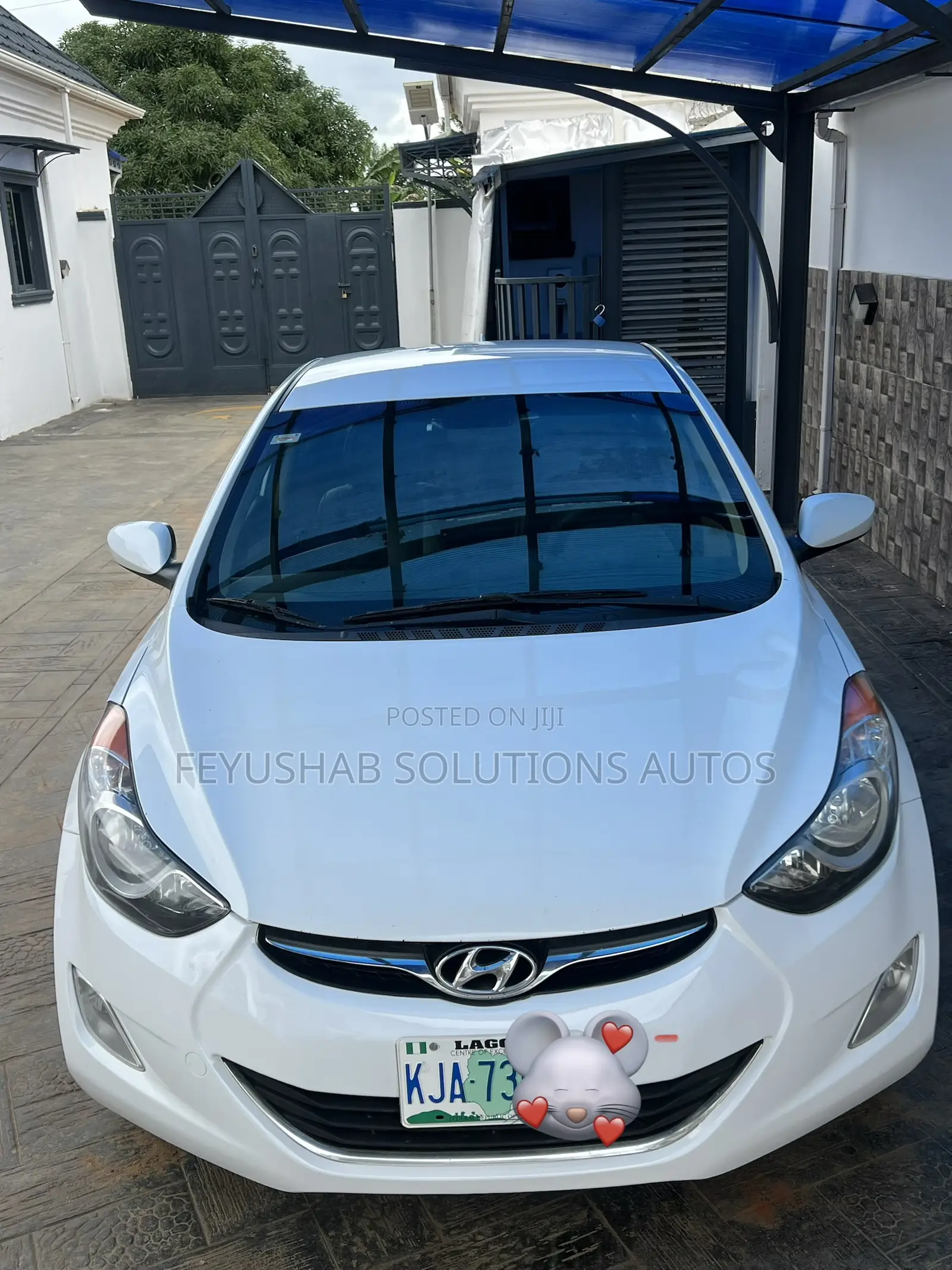 Hyundai Elantra GLS Sedan FWD (1.8L 4cyl 6A) 2013 White
