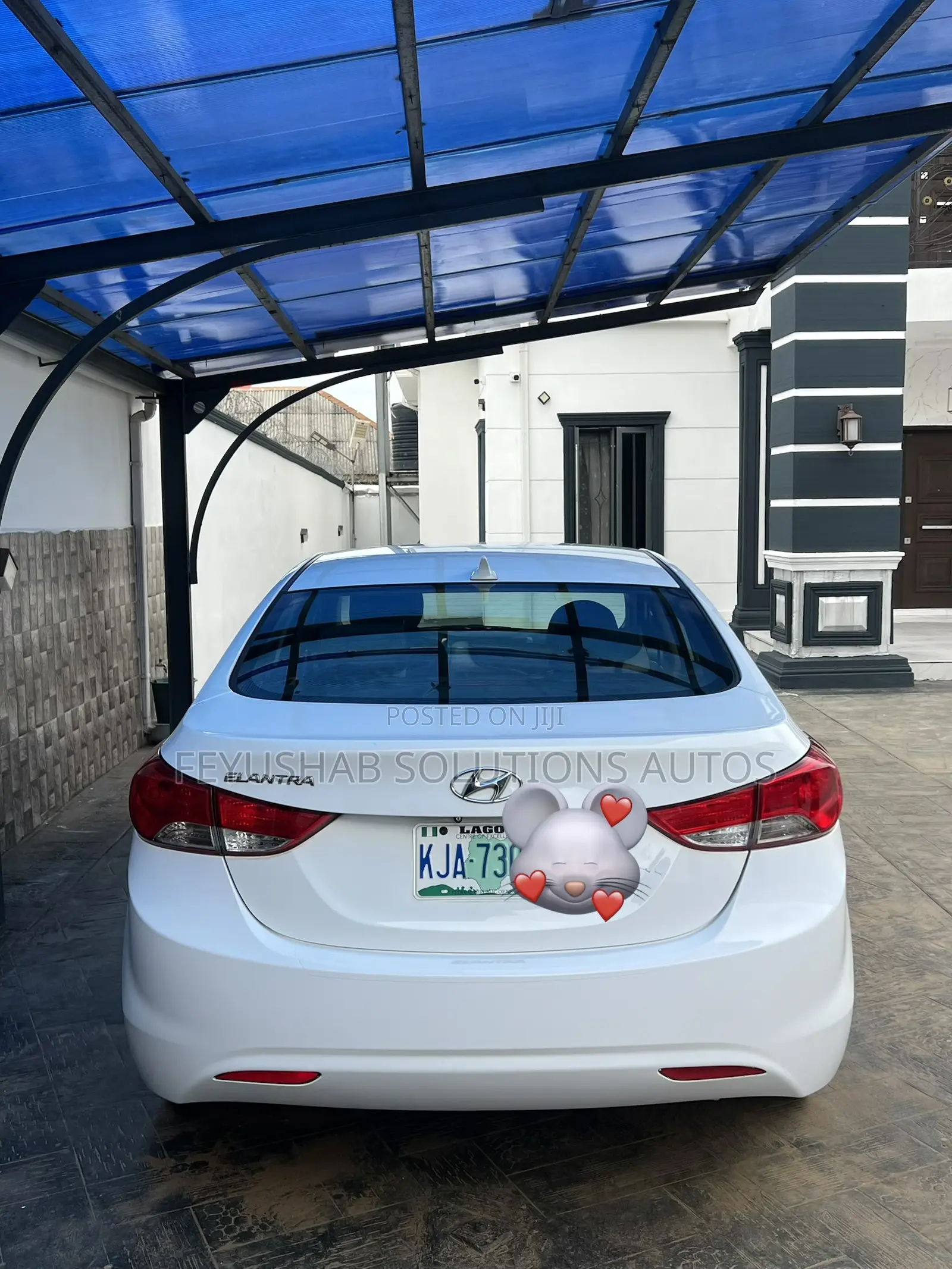 Hyundai Elantra GLS Sedan FWD (1.8L 4cyl 6A) 2013 White