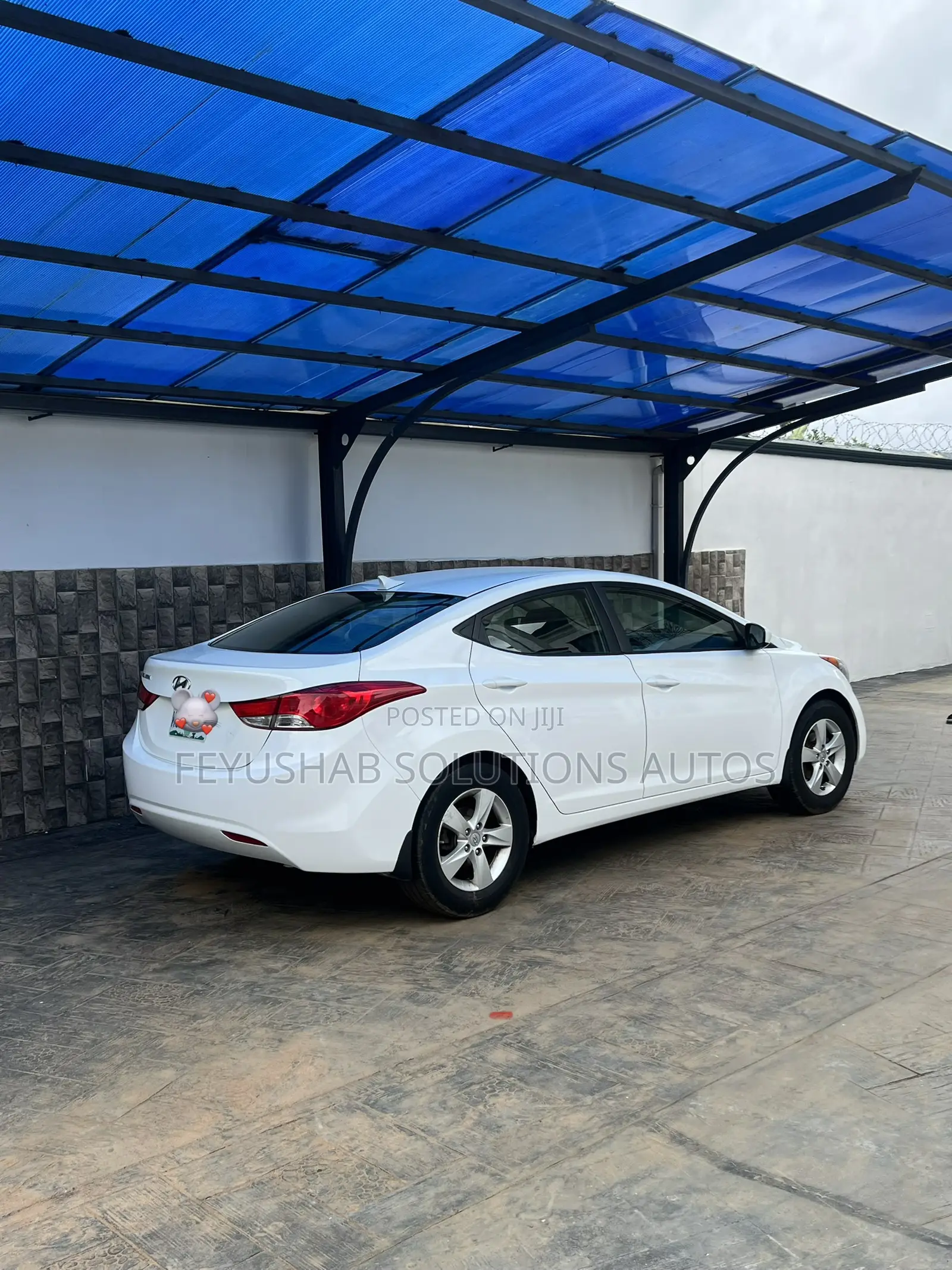 Hyundai Elantra GLS Sedan FWD (1.8L 4cyl 6A) 2013 White
