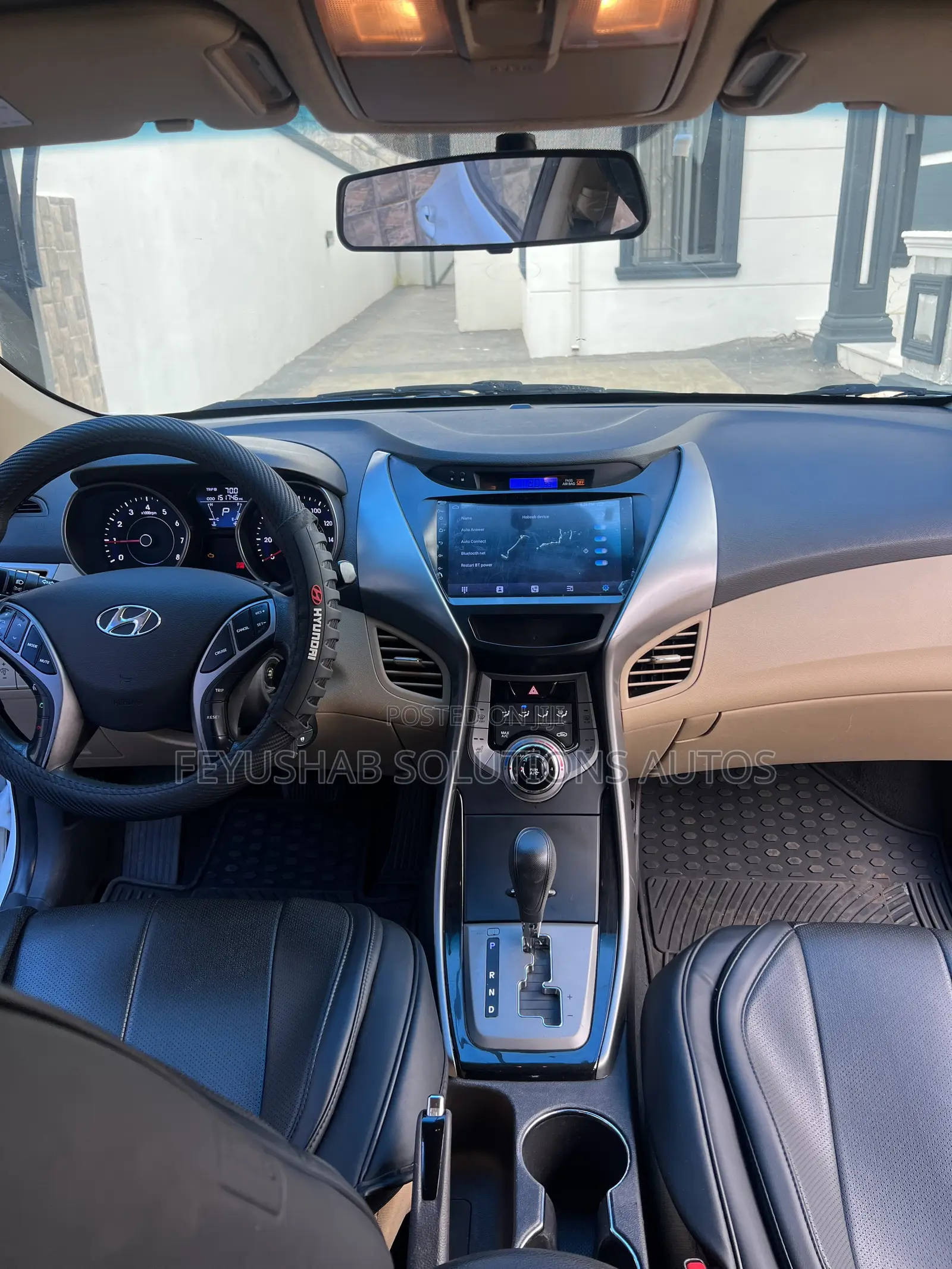 Hyundai Elantra GLS Sedan FWD (1.8L 4cyl 6A) 2013 White
