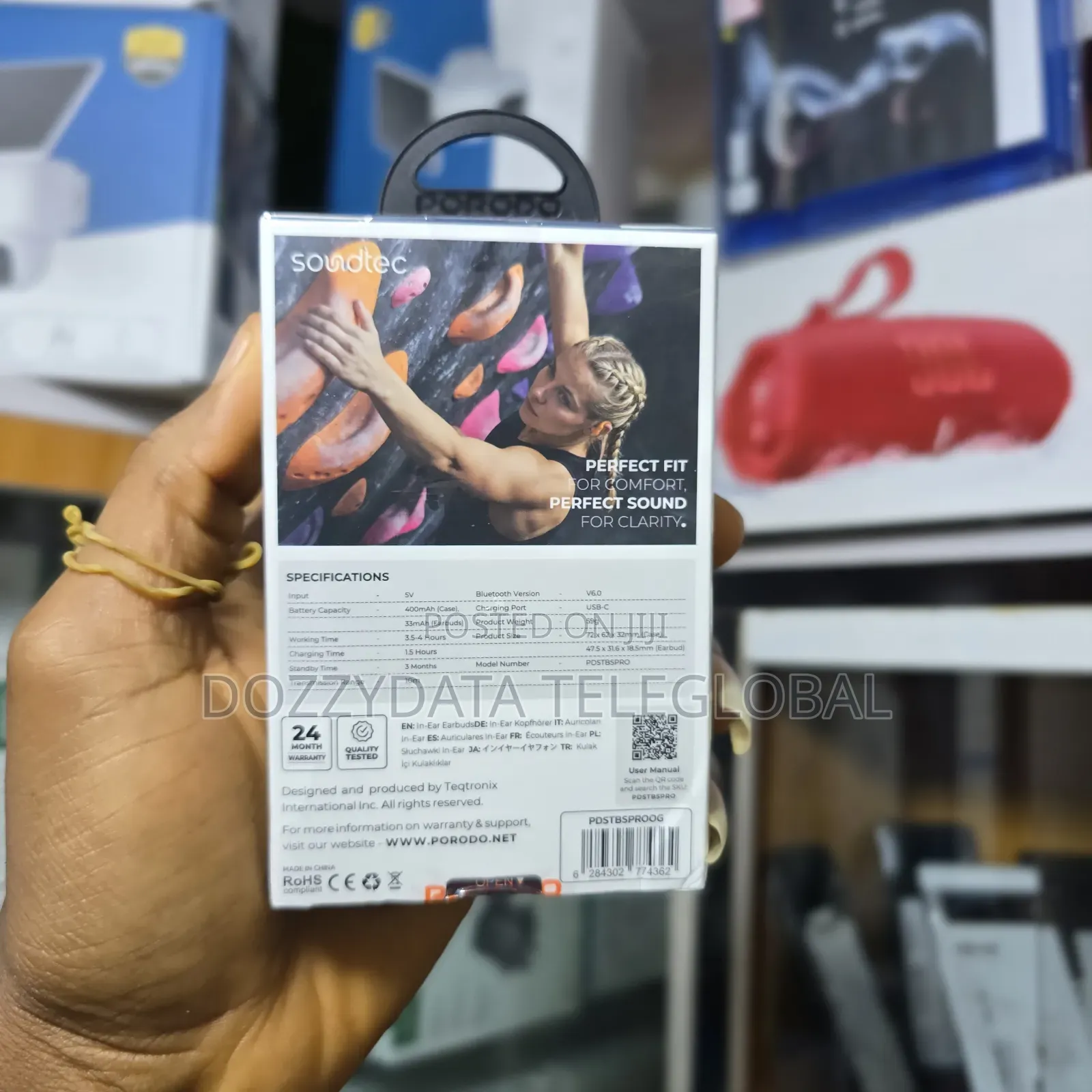 Porodo Soundtec Canary TWS Earbuds