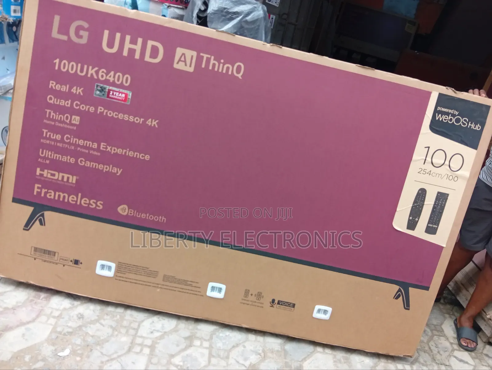 LG 100 Inches Smart TV With Ai