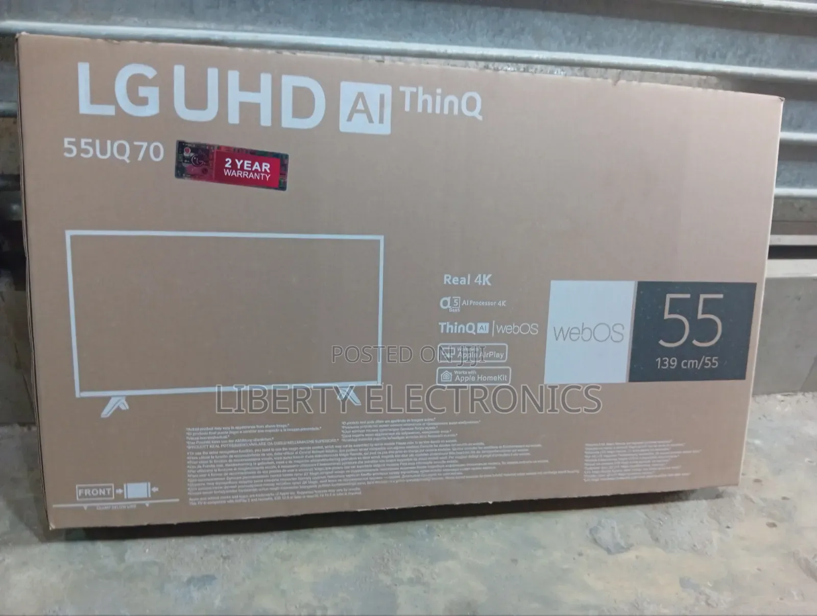 TV 55 Inches LG Smart TV Frameless
