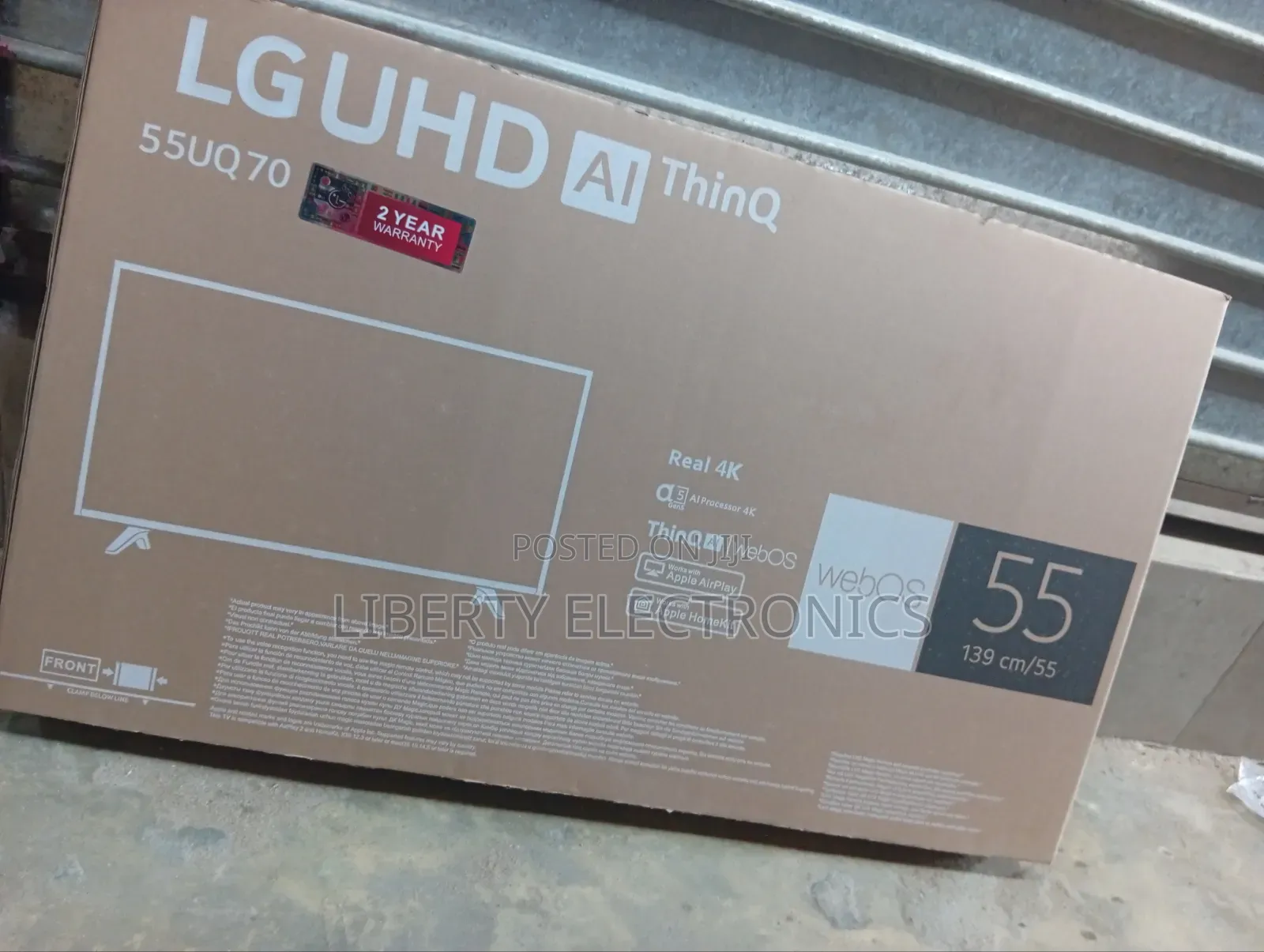 TV 55 Inches LG Smart TV Frameless
