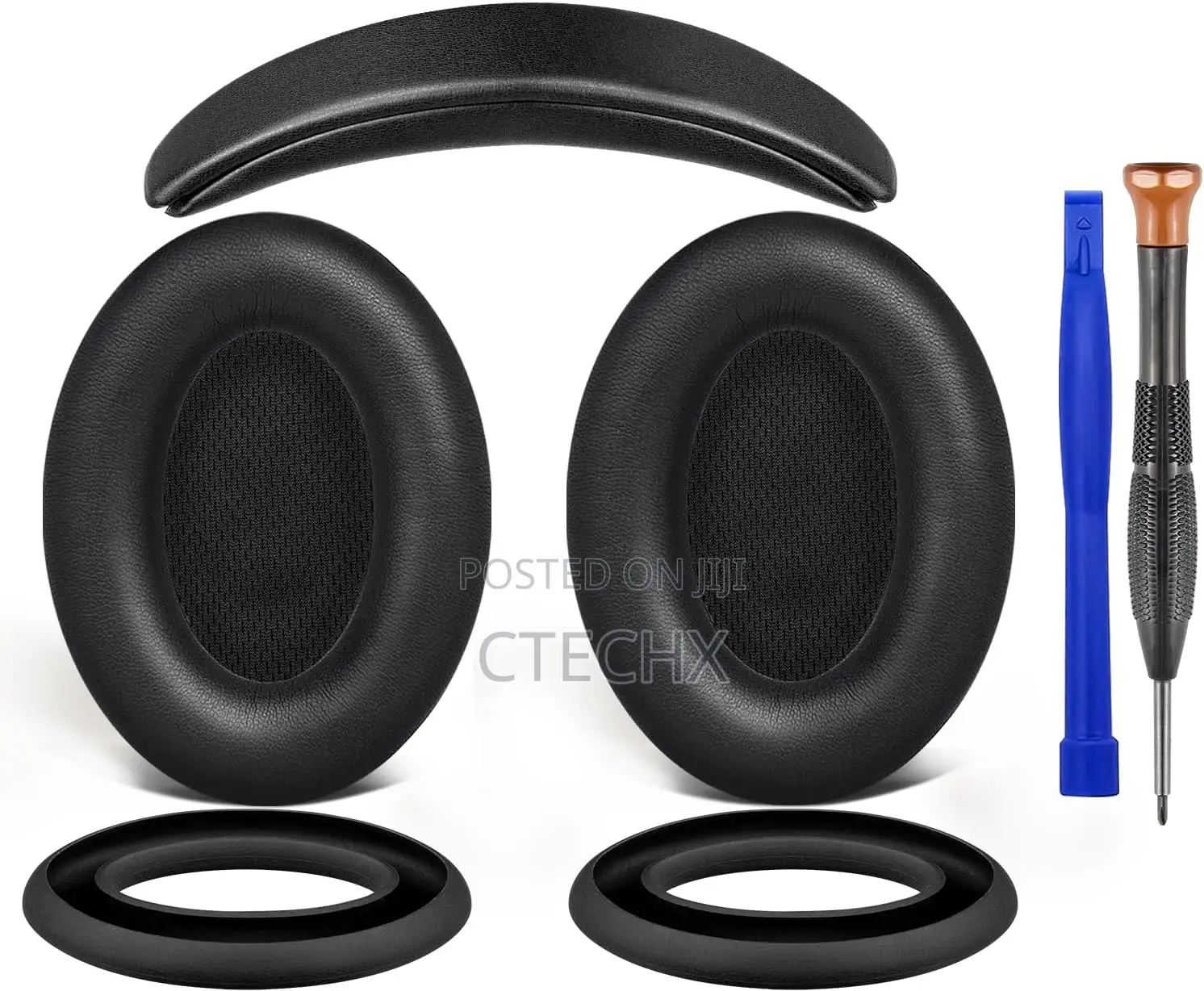 Replacement Kit for Bose QC15 QC2 Earpads + Headband +Silicone Cover