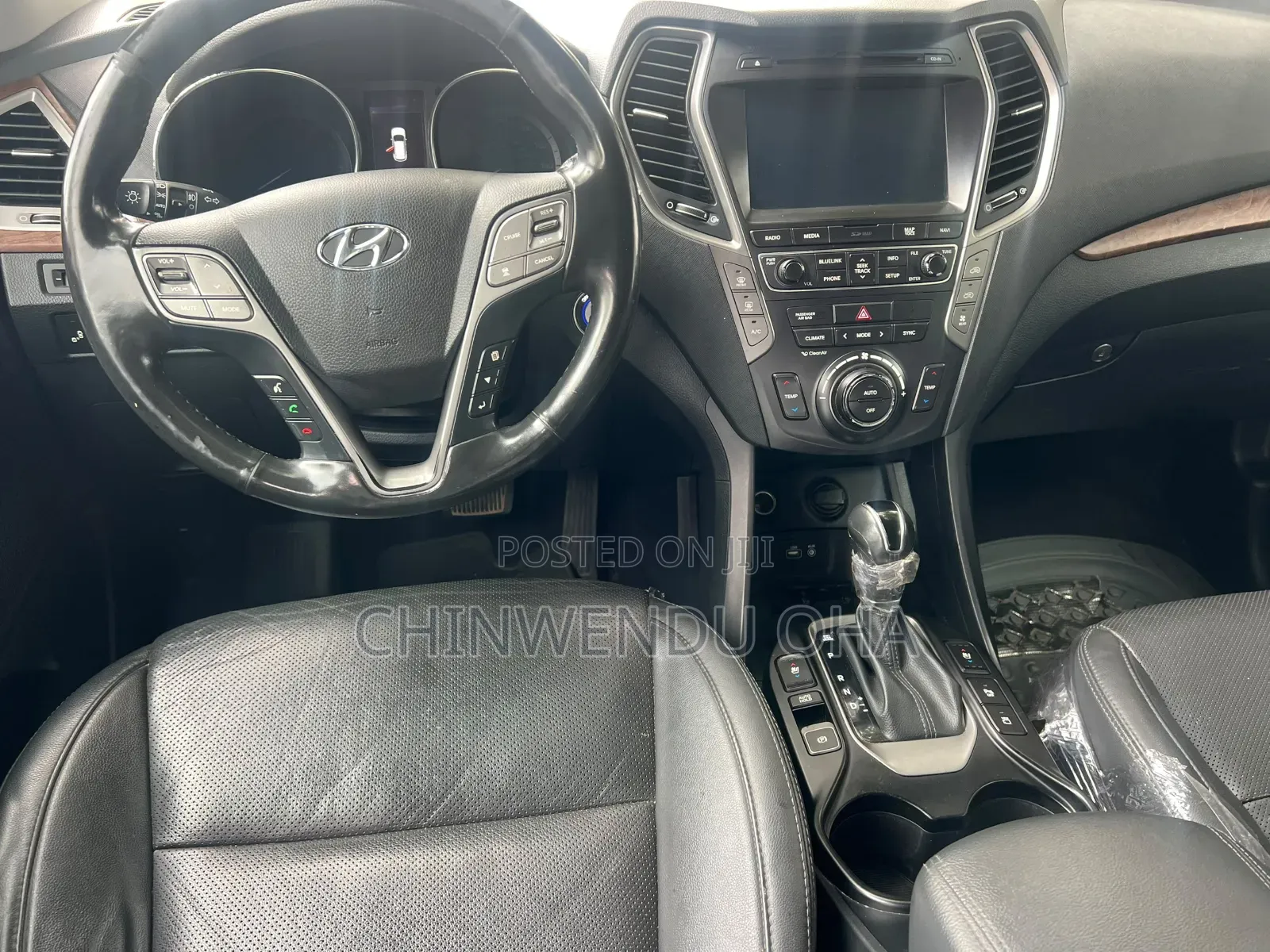 Hyundai Santa Fe 2017 Blue