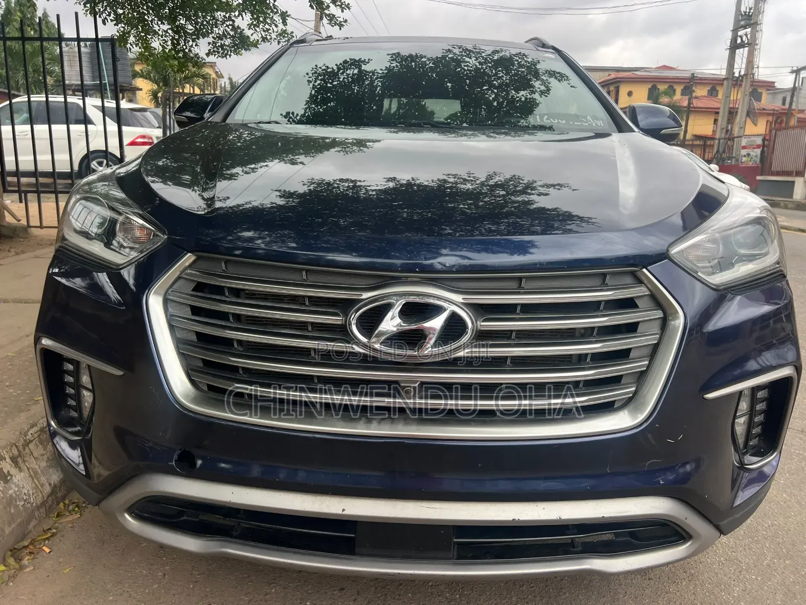 Hyundai Santa Fe 2017 Blue