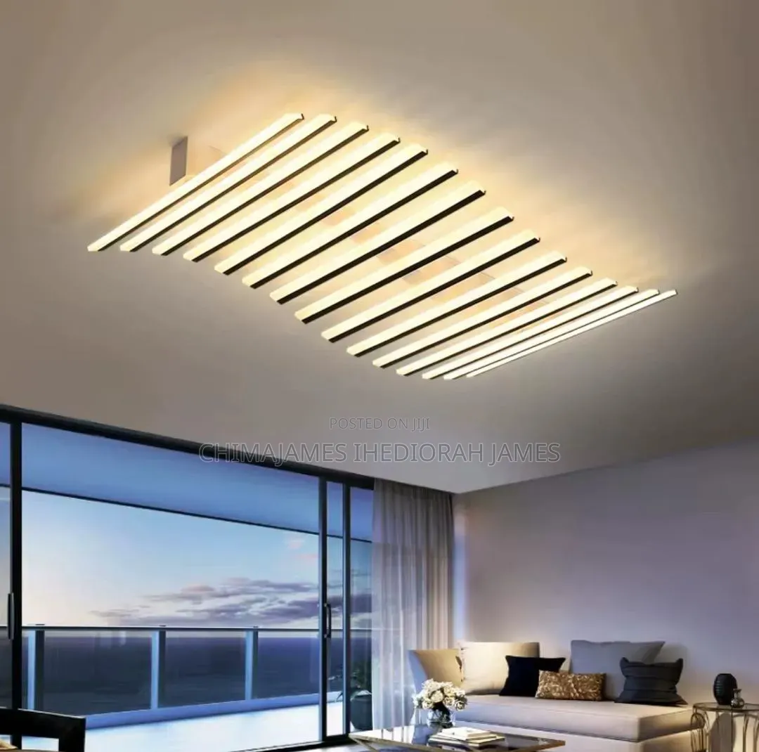 Nordic Art Line Acrylic Led Ceiling Chandelier Living Room Restaurants