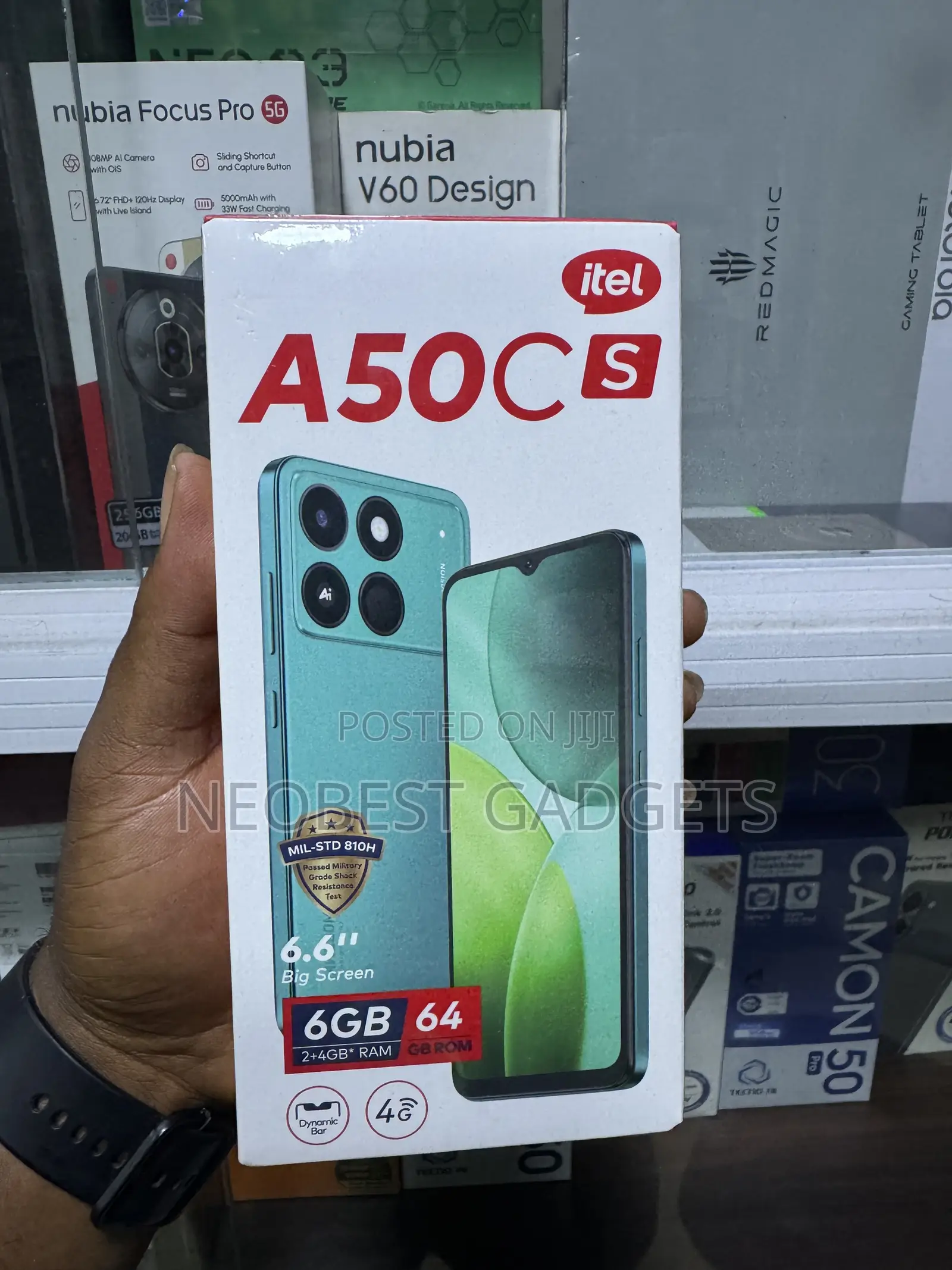 New Itel A50C 32 GB Black
