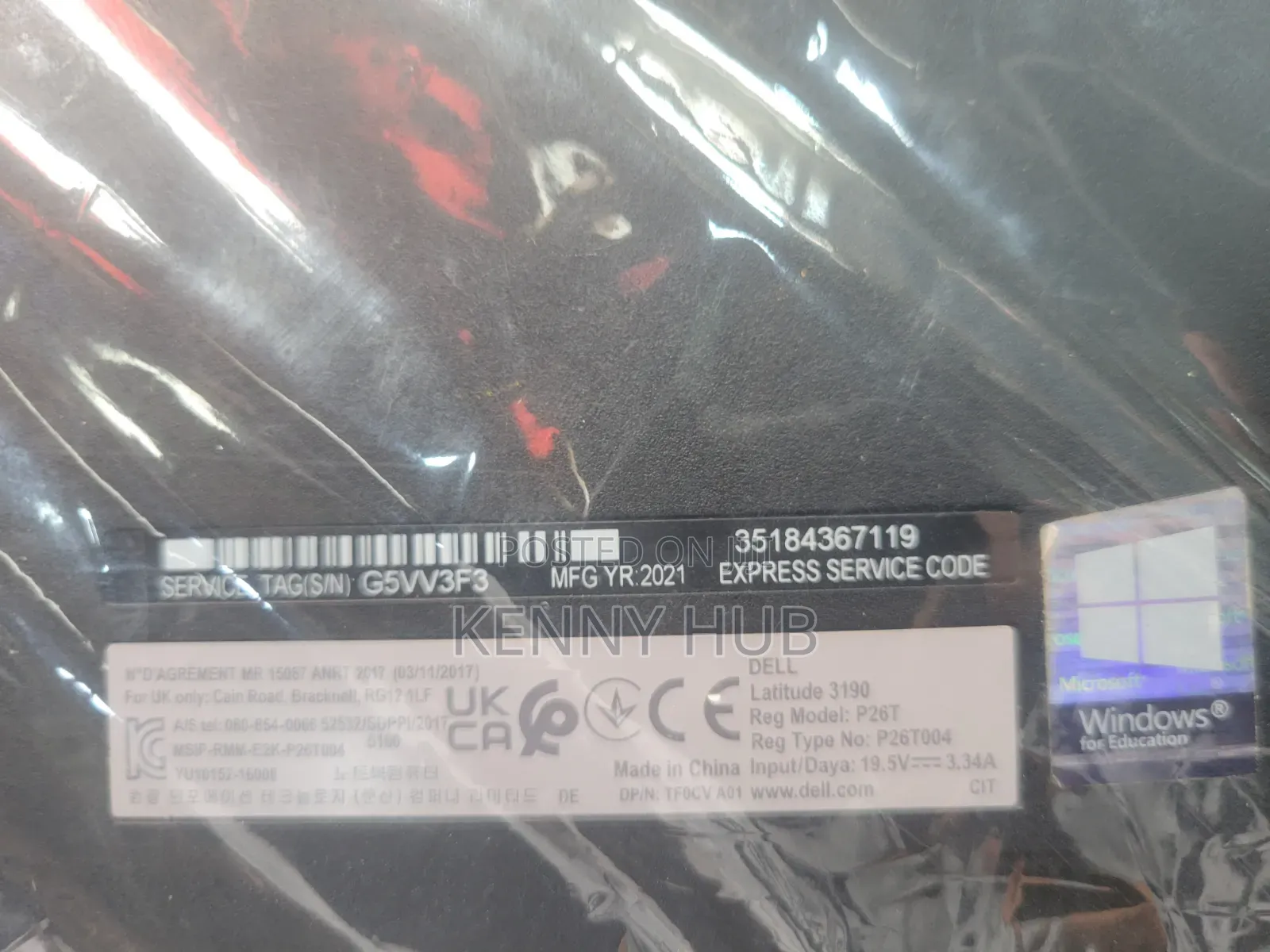 Laptop Dell Latitude 3190 8GB Intel Pentium SSD 128GB