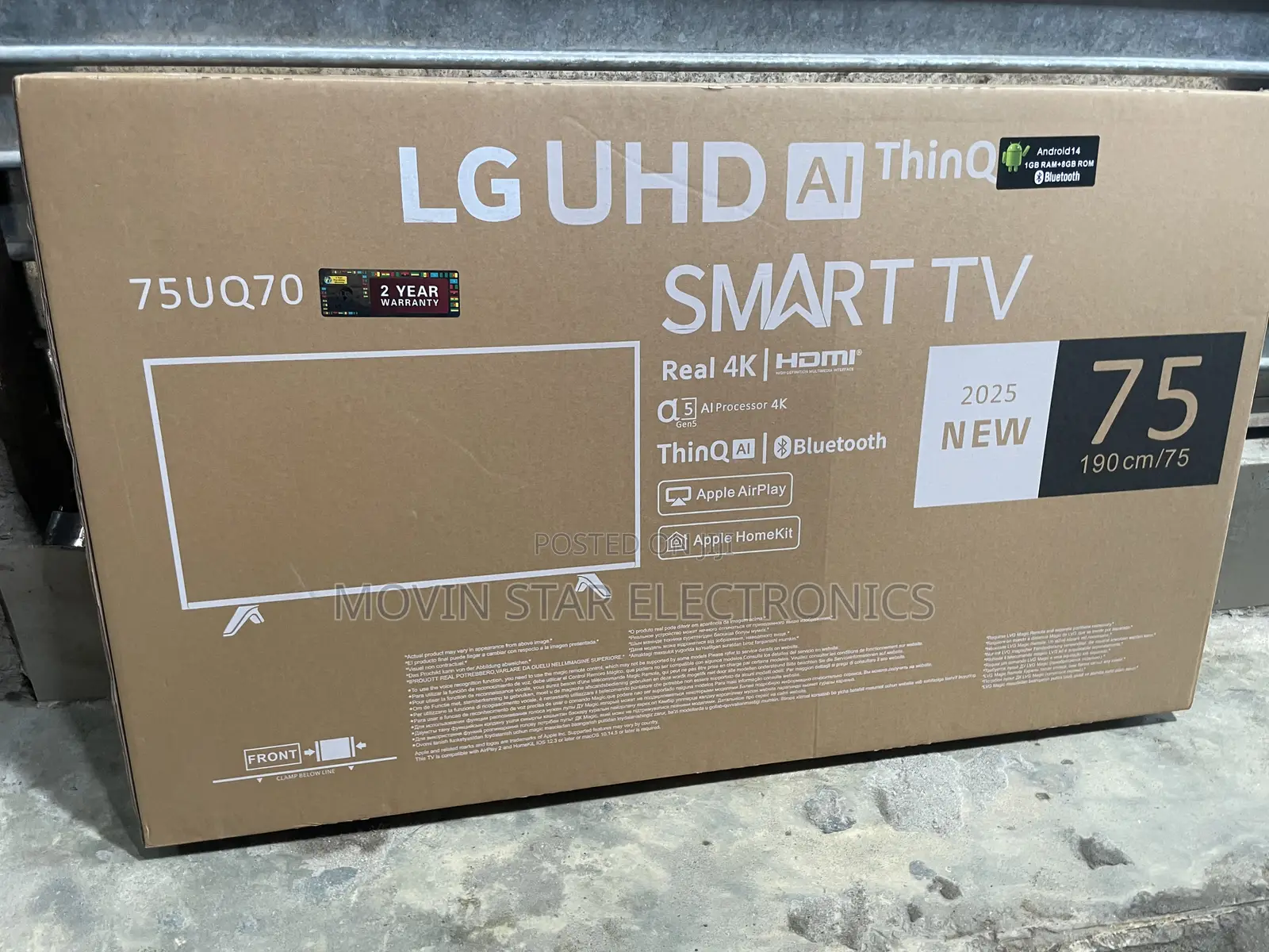 LG 75 Inches Smart TV Netflix