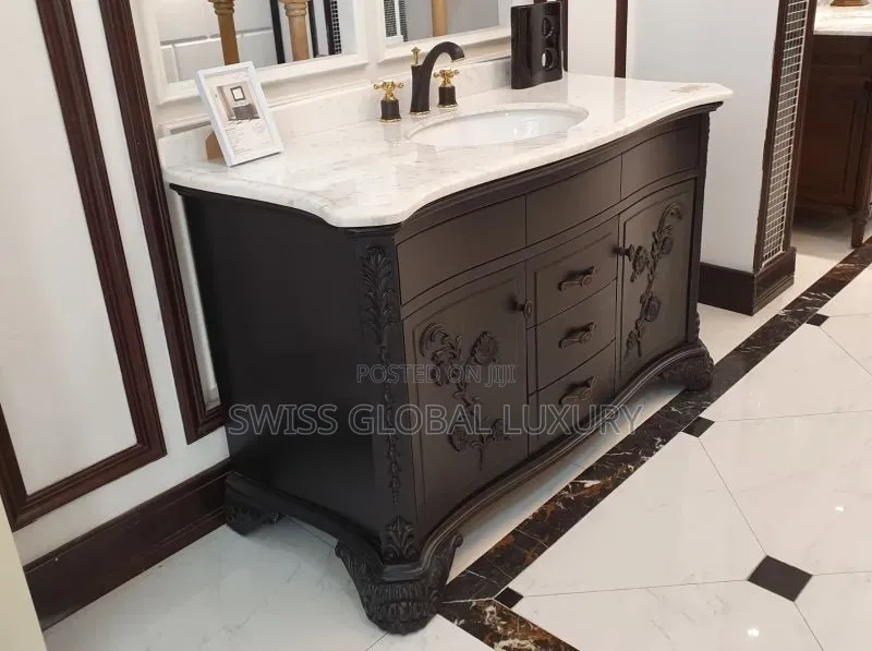 Luxury Black Marble Vanity Unit – Exclusive Model