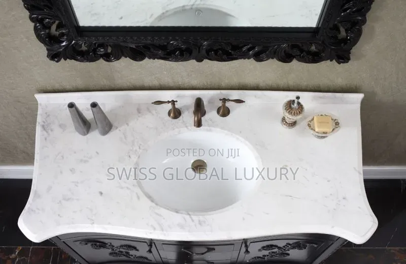 Luxury Black Marble Vanity Unit – Exclusive Model