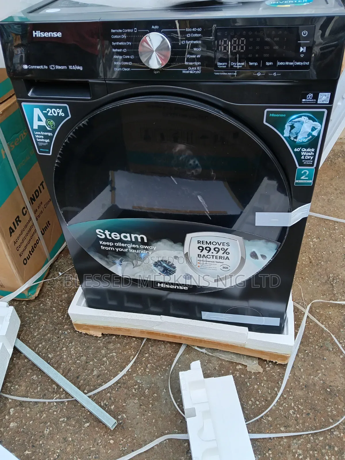 Hisense Washing Machine Wash and Dry 10.5kg