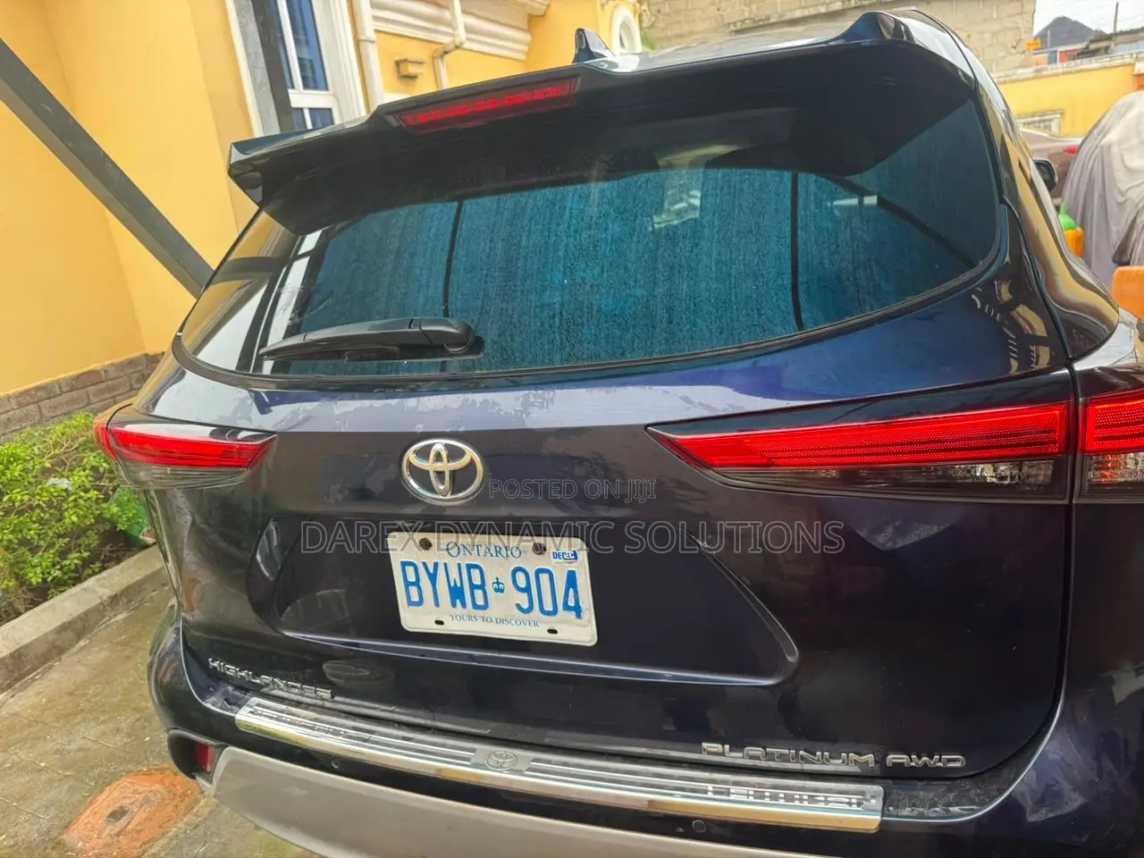 Toyota Highlander Platinum 2021 Blue