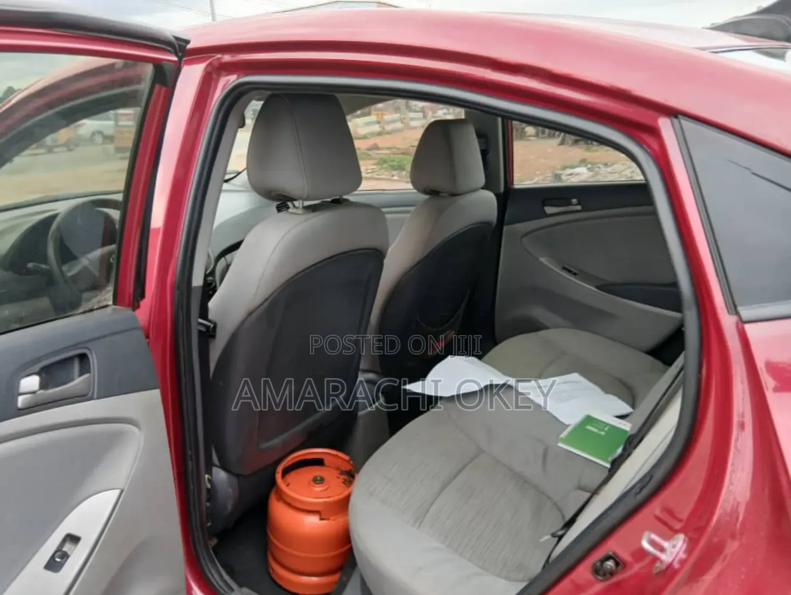 Hyundai Accent 2015 Red