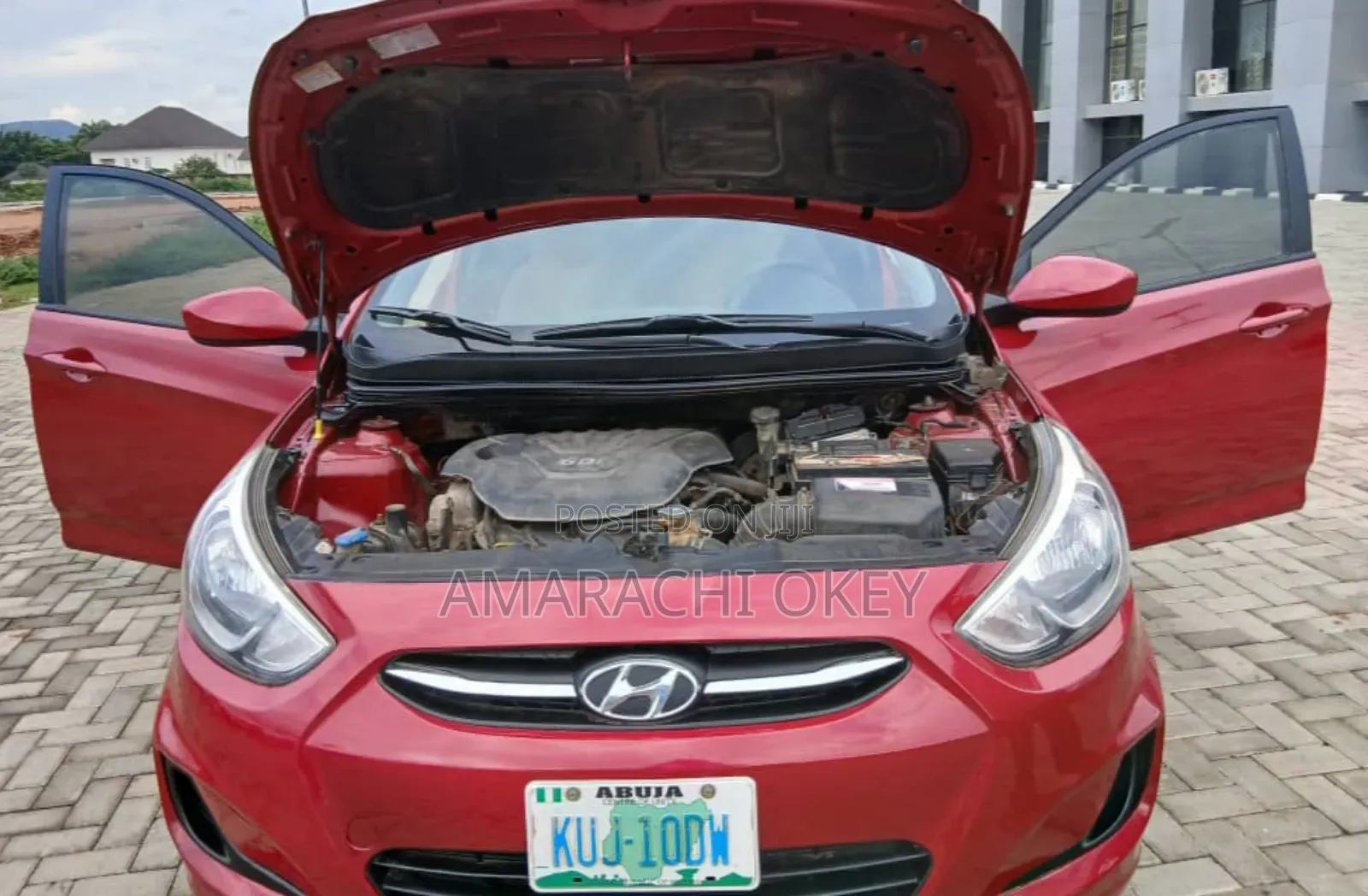 Hyundai Accent 2015 Red