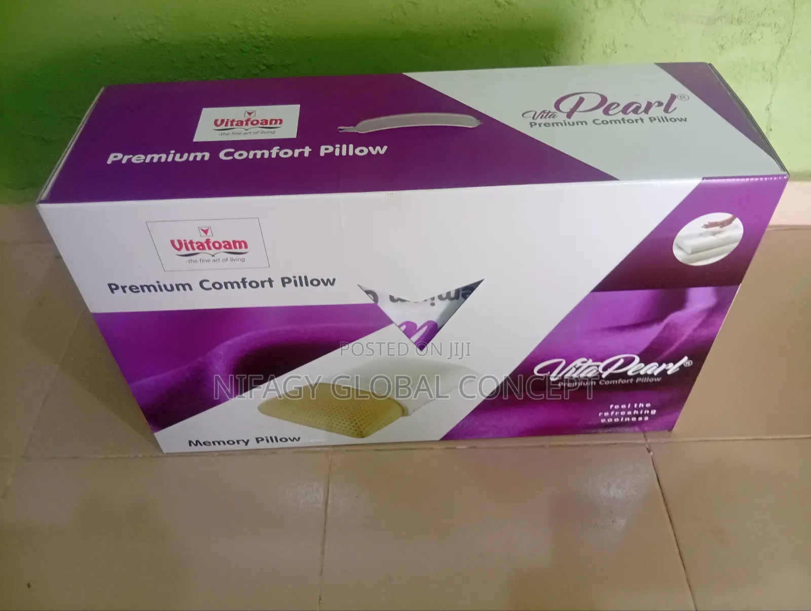 Brand New Vita Pearl Memory Pillow With Premium Comfort
