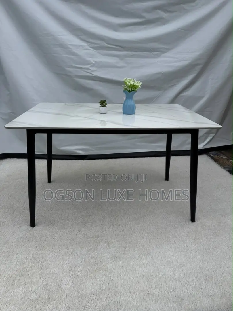 (90 by 180cm) Dining Table Marble Top