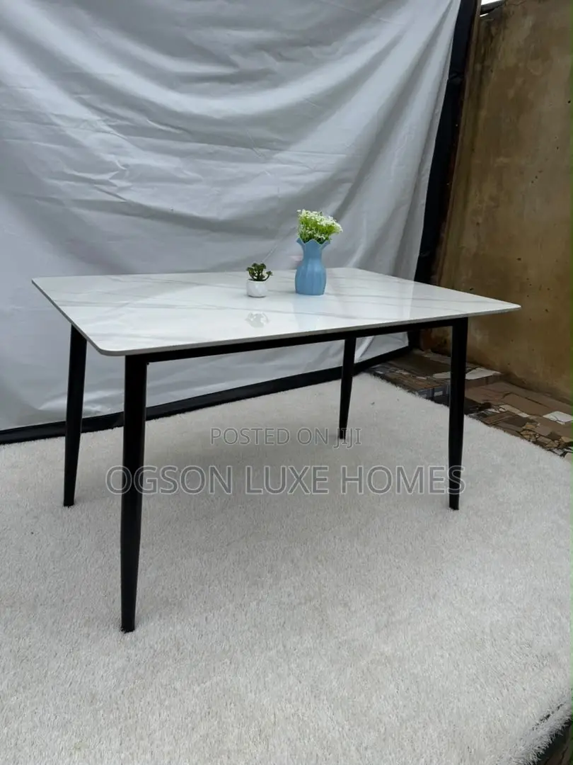 (90 by 180cm) Dining Table Marble Top