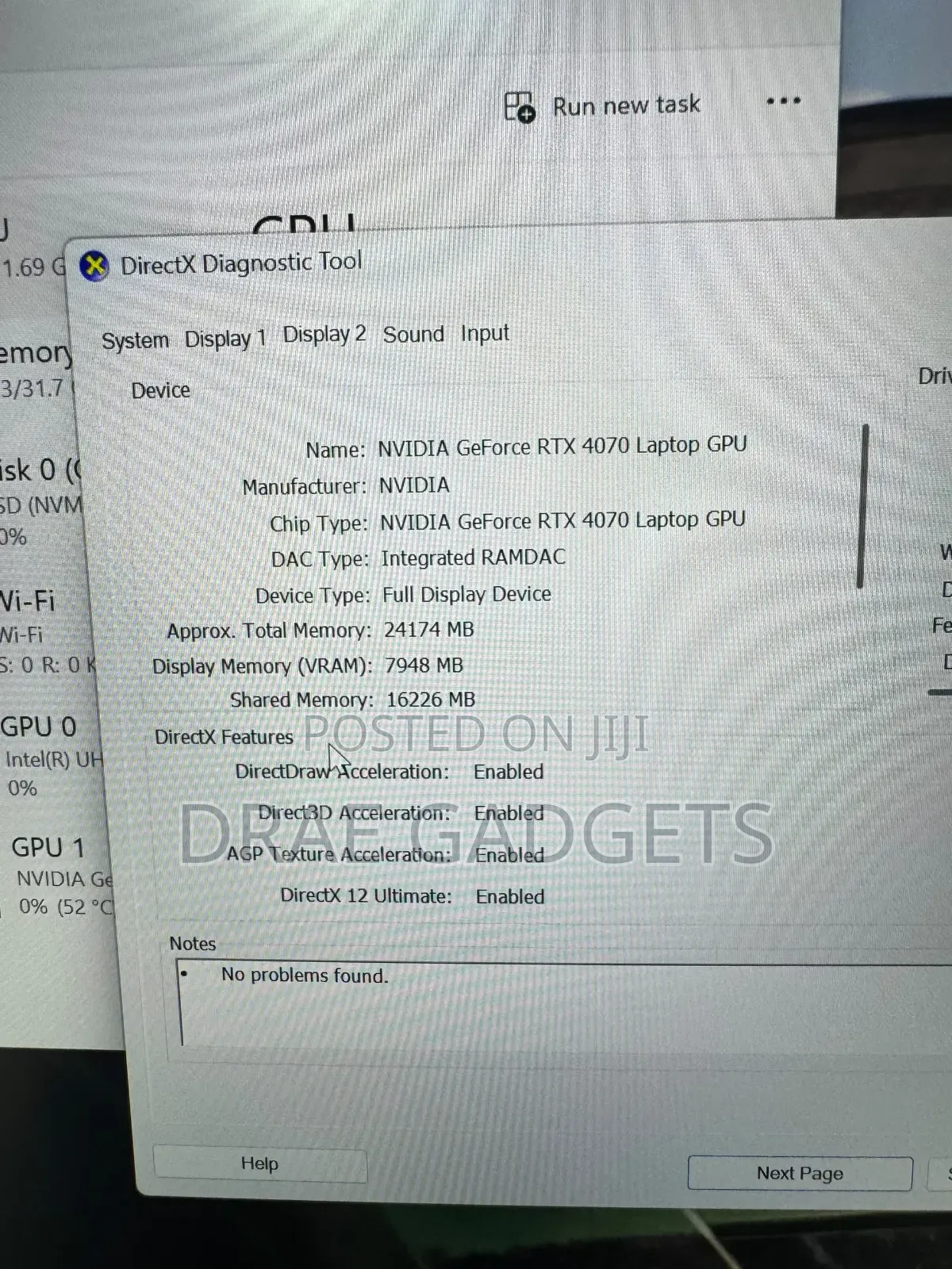 New Laptop Dell G16 7630 32GB Intel Core i9 SSD 1T