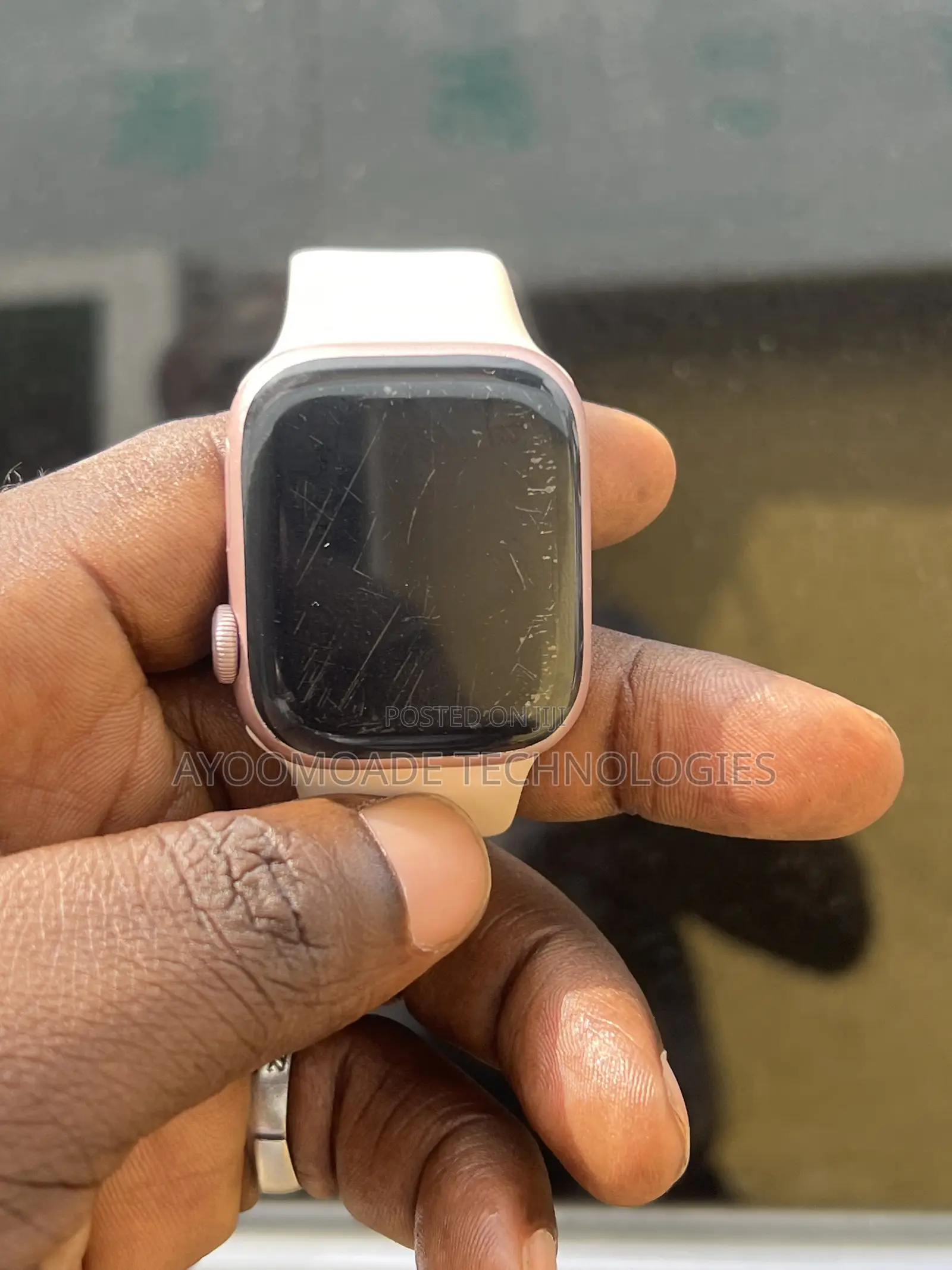 Apple Seriel 9 Watch,41mm,pink Colour,bh:excellent