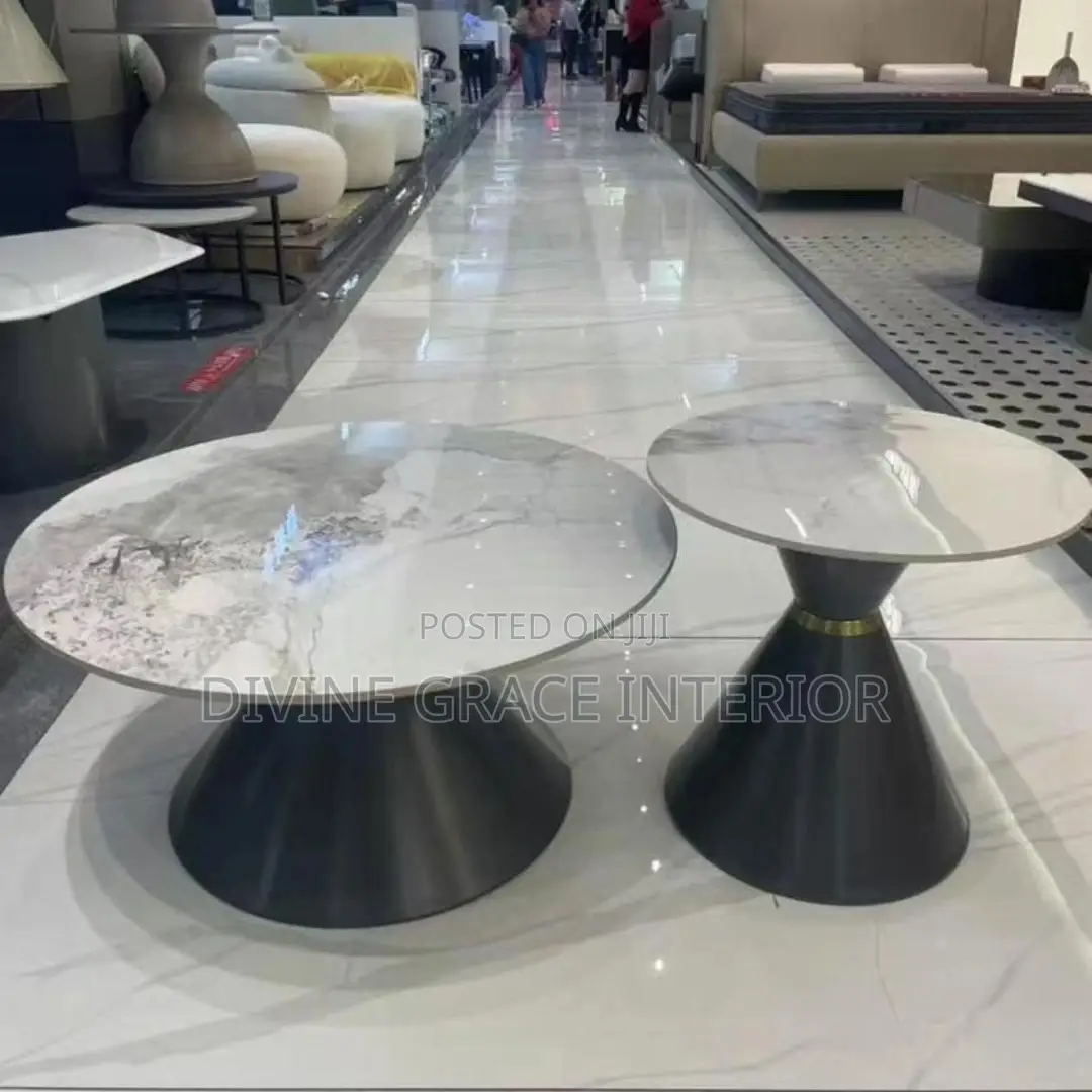 Metal Base 2 in 1 Coffee Table