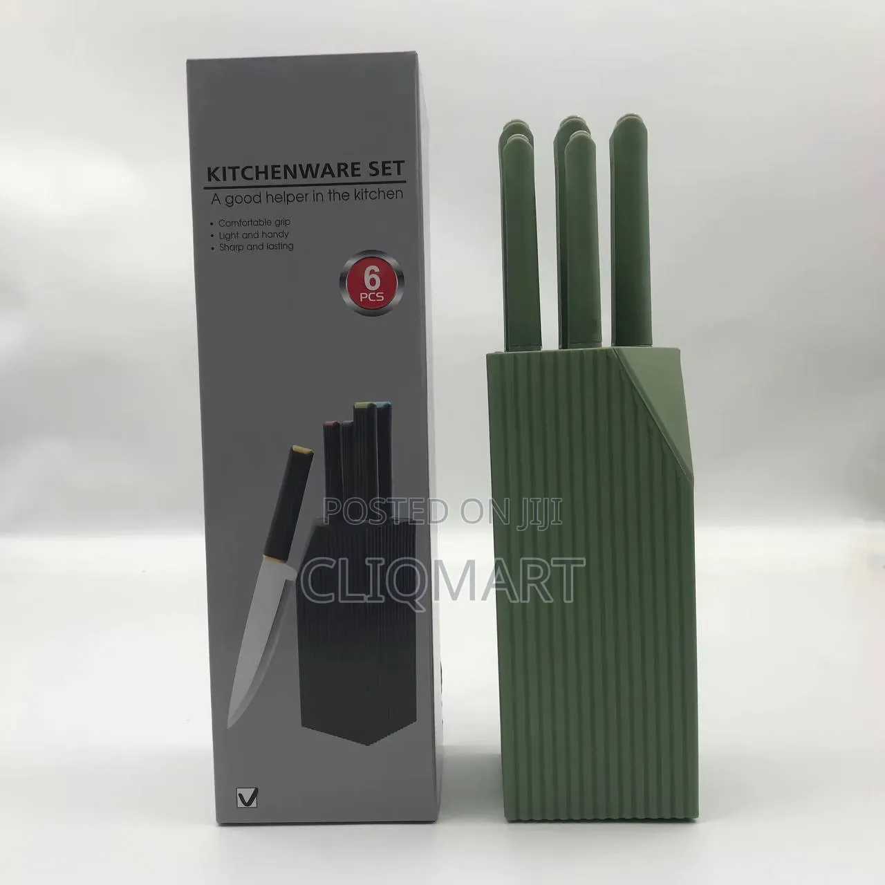Vickland 6 Piece Kitchen Knife Set With Stand