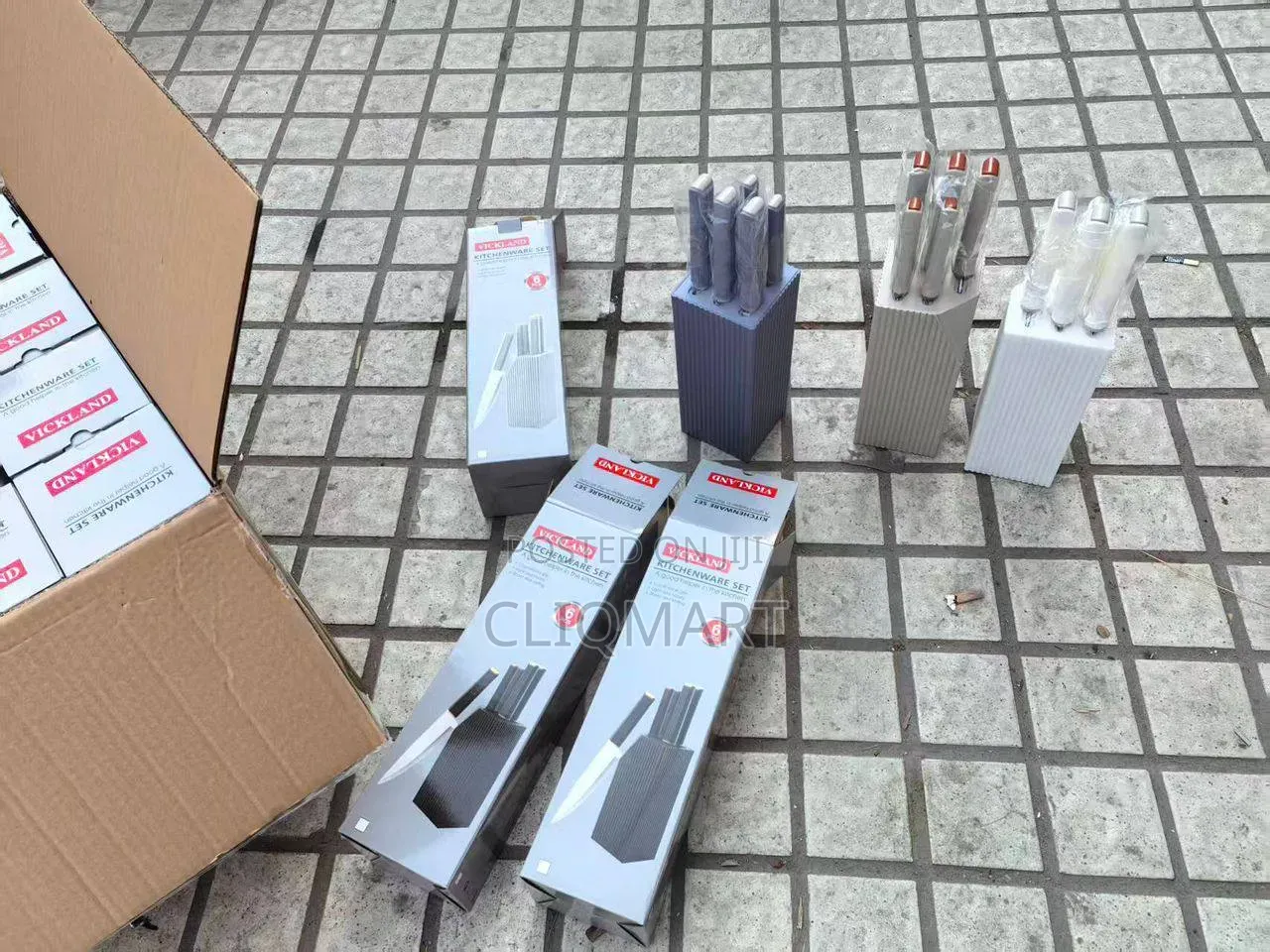 Vickland 6 Piece Kitchen Knife Set With Stand