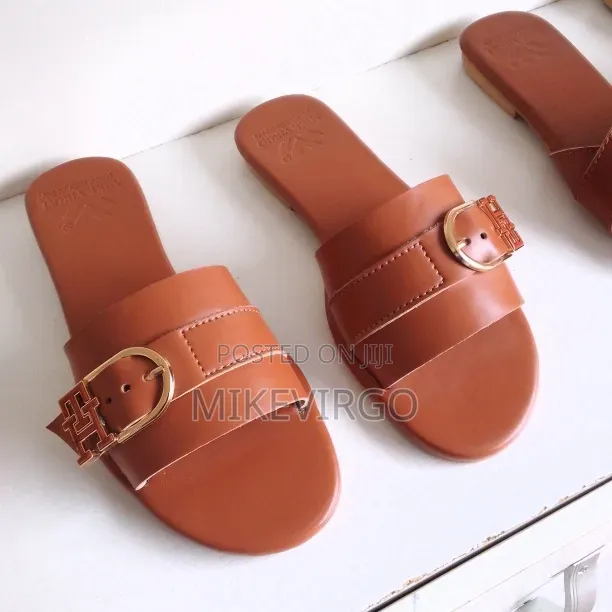Fancy Female Leather Slippers