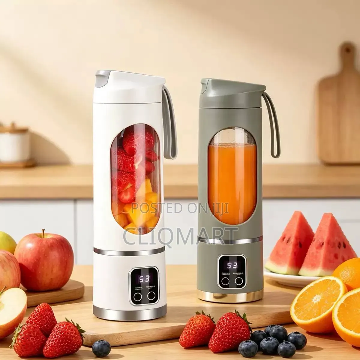 Portable Electric Blender Bottle – Rechargeable Juicer for Smoothies