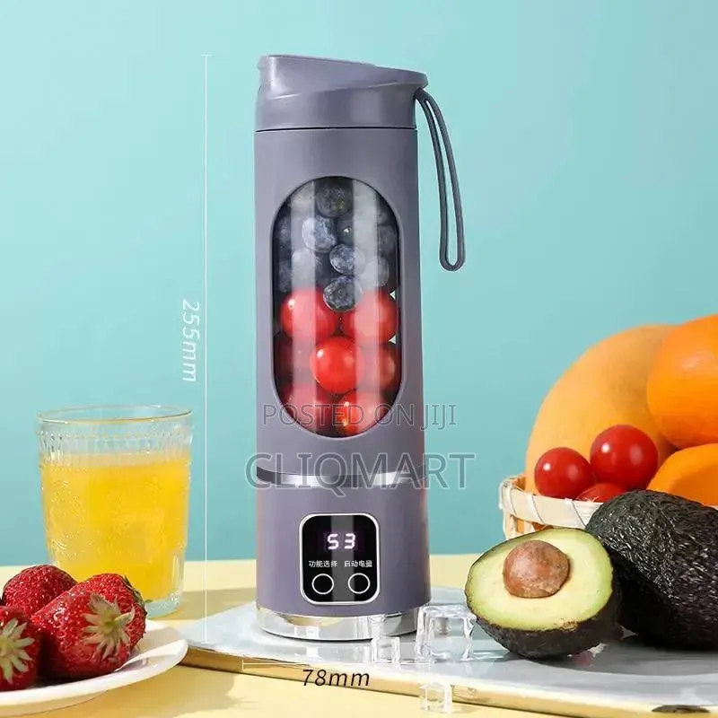 Portable Electric Blender Bottle – Rechargeable Juicer for Smoothies