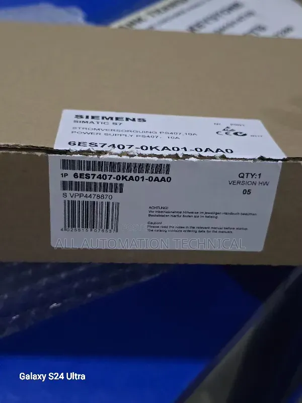 Siemens | 6es7407-0ka01-0aa0 | Power Supply PS 407